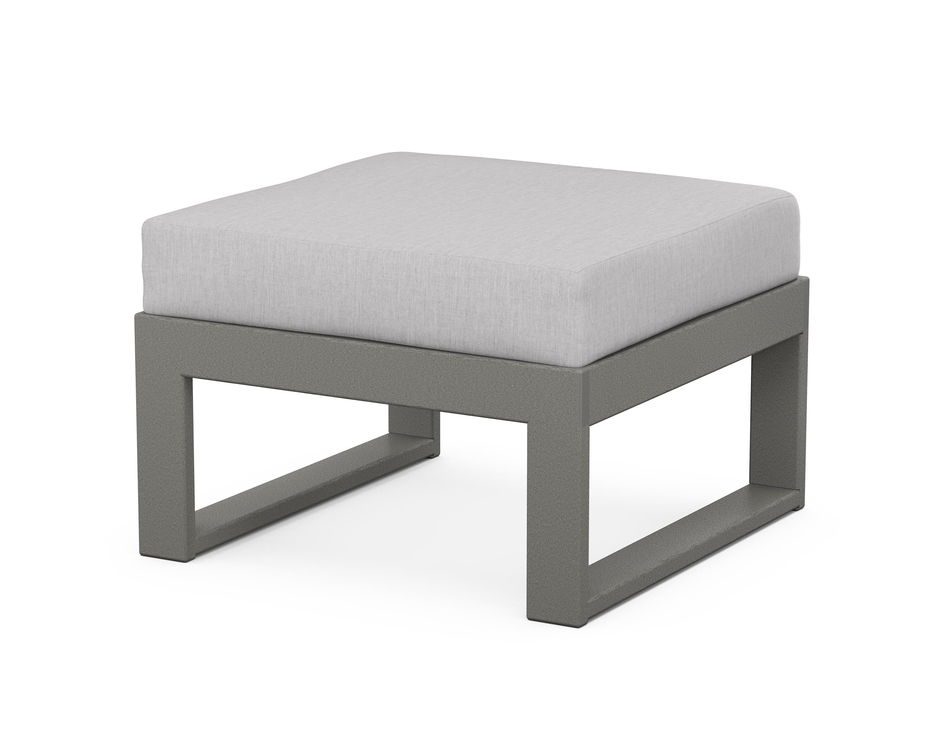 Unbranded Modular Ottoman - Modern in Slate Grey / Granite