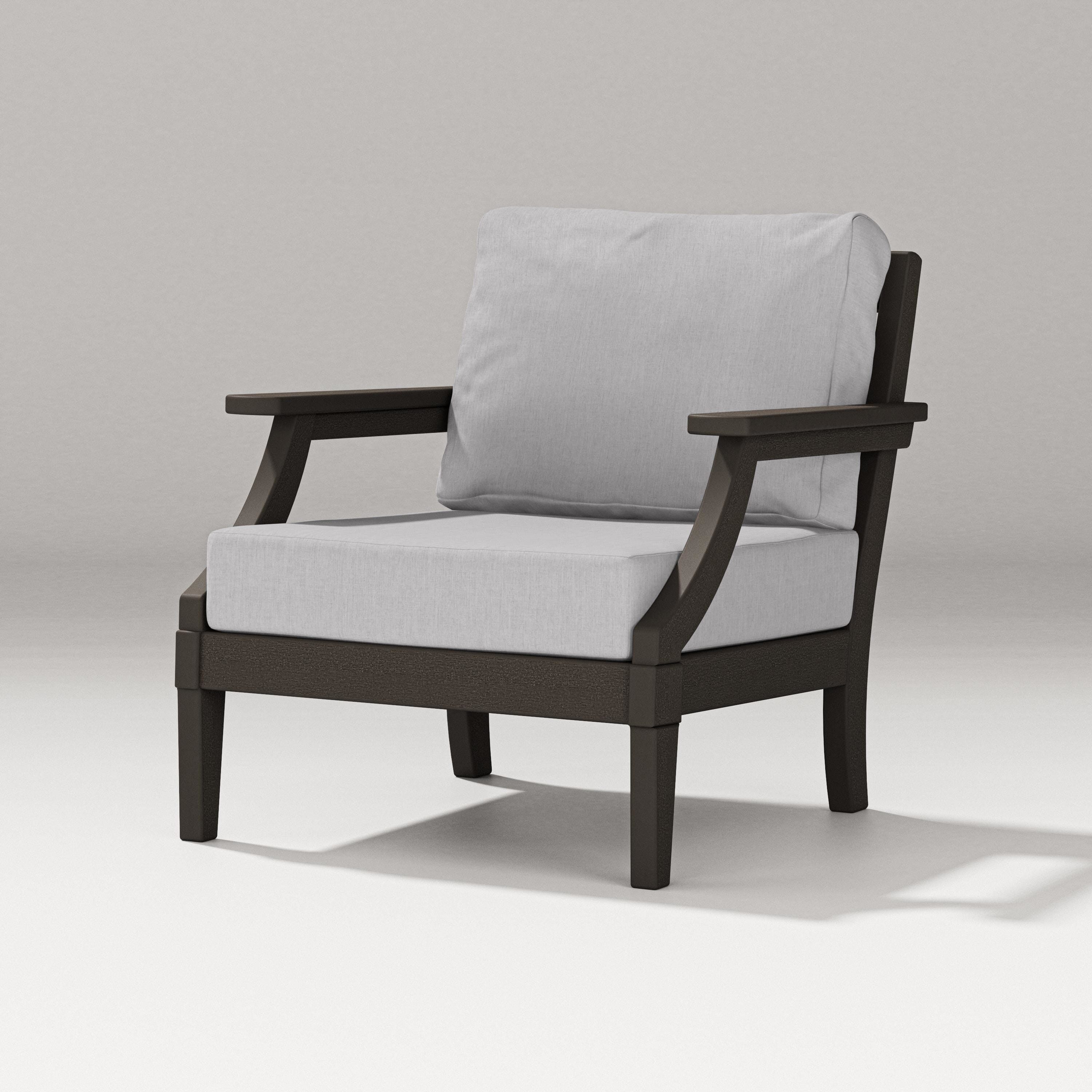 PW Designer Series Estate Lounge Chair in Vintage Coffee / Granite