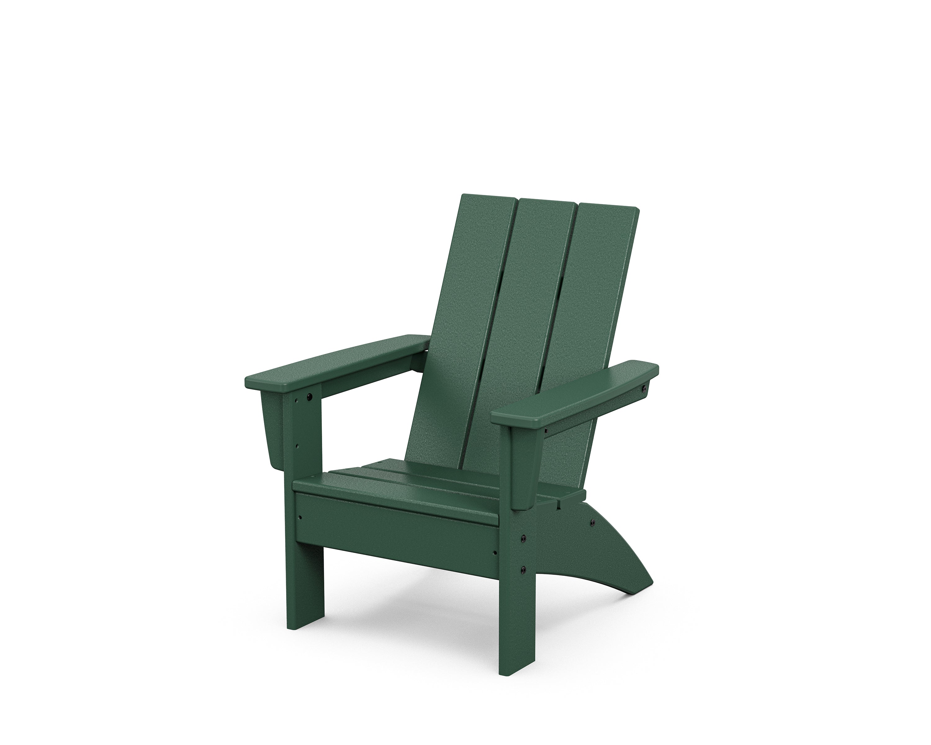 POLYWOOD® Kids Modern Adirondack Chair in Green