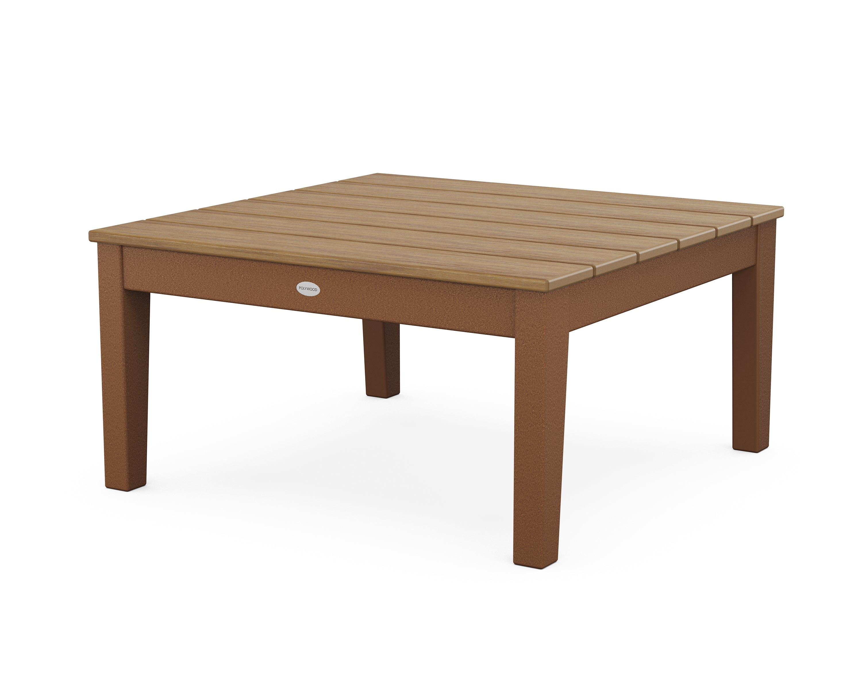 POLYWOOD® Newport 36" Conversation Table in Teak / Natural