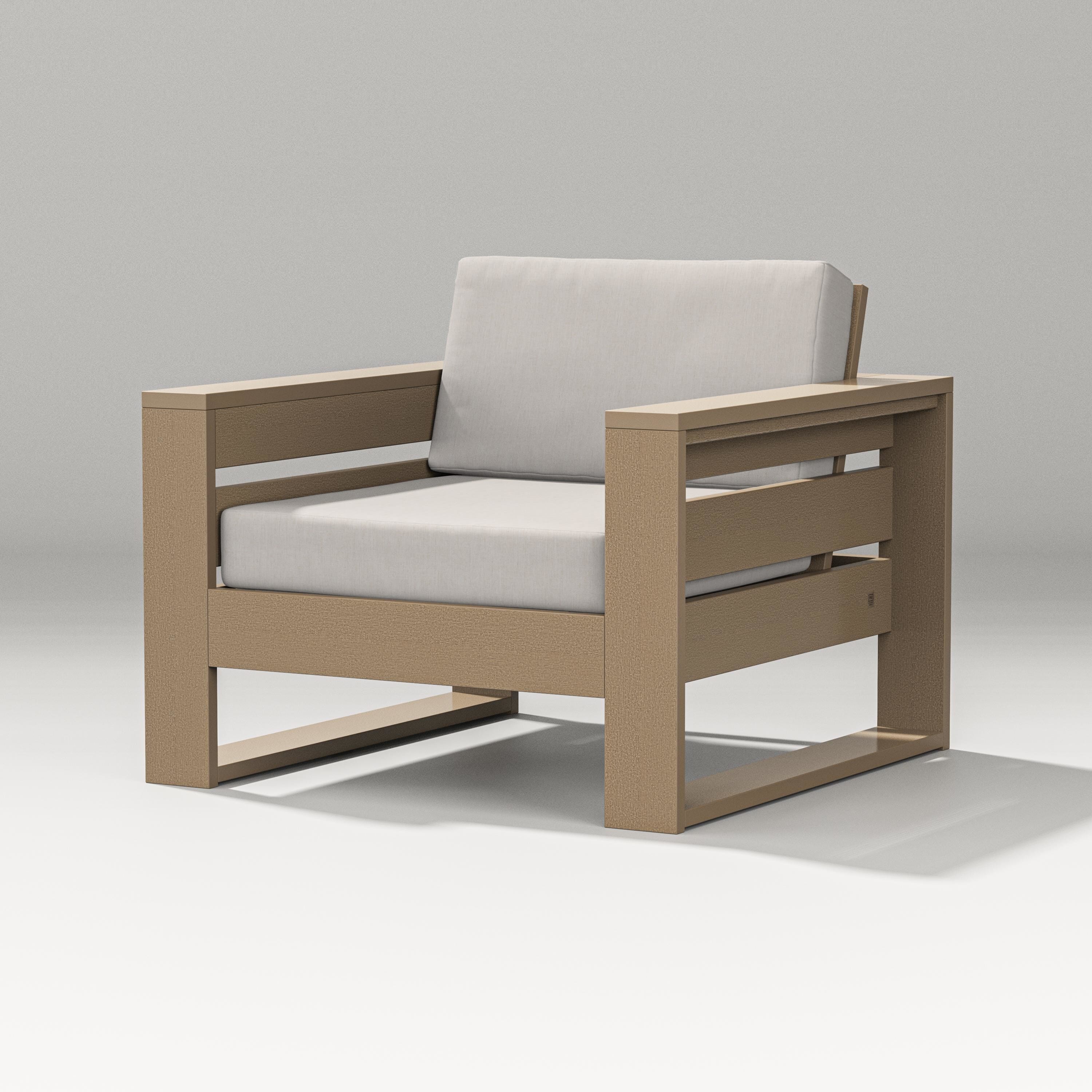 PW Designer Series Latitude Lounge Chair in Vintage Sahara / Cast Ash