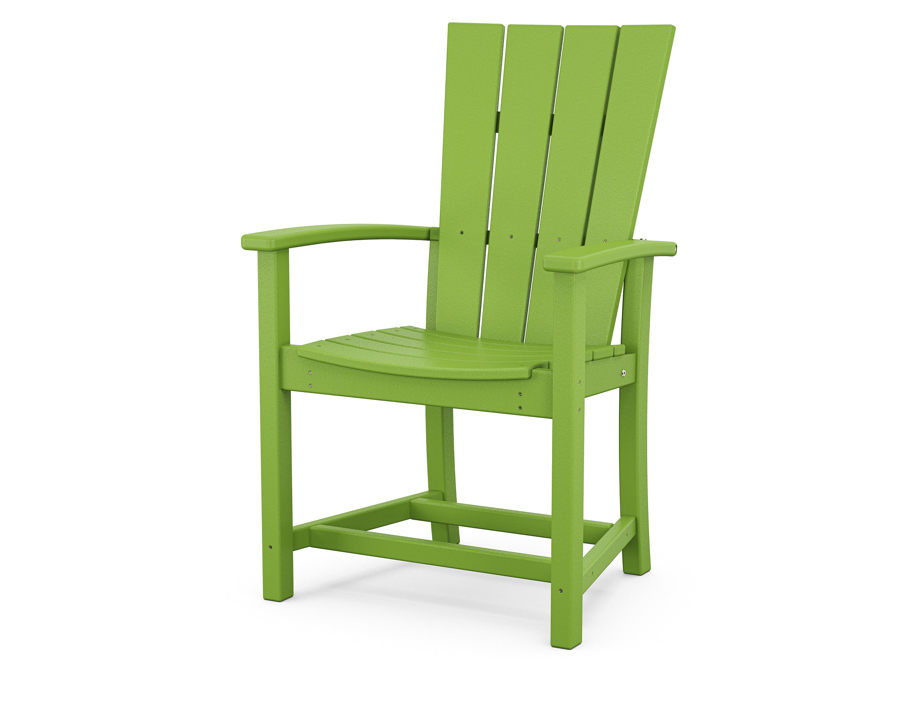 POLYWOOD® Quattro Adirondack Dining Chair in Lime