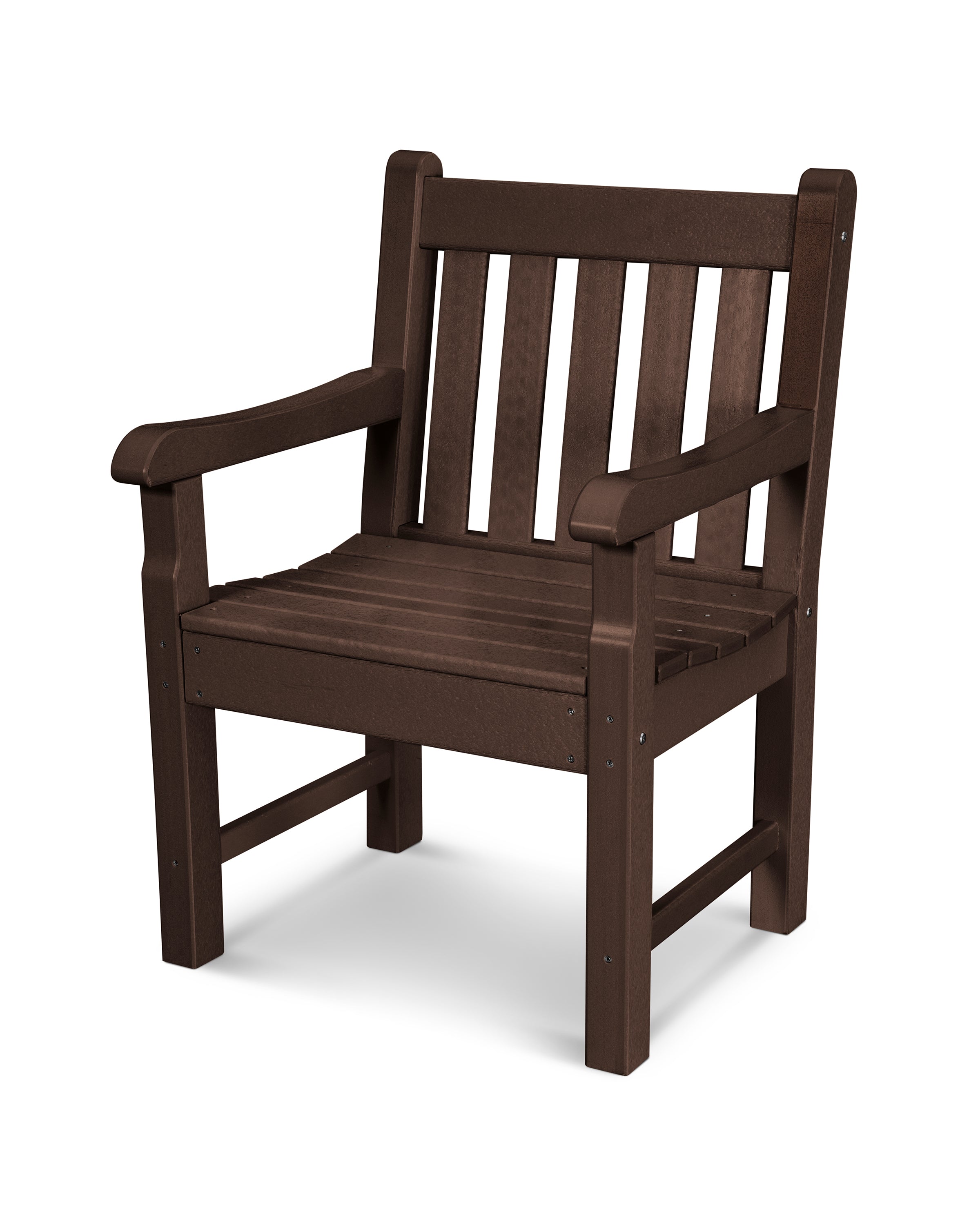 POLYWOOD® Rockford Garden Arm Chair in Mahogany