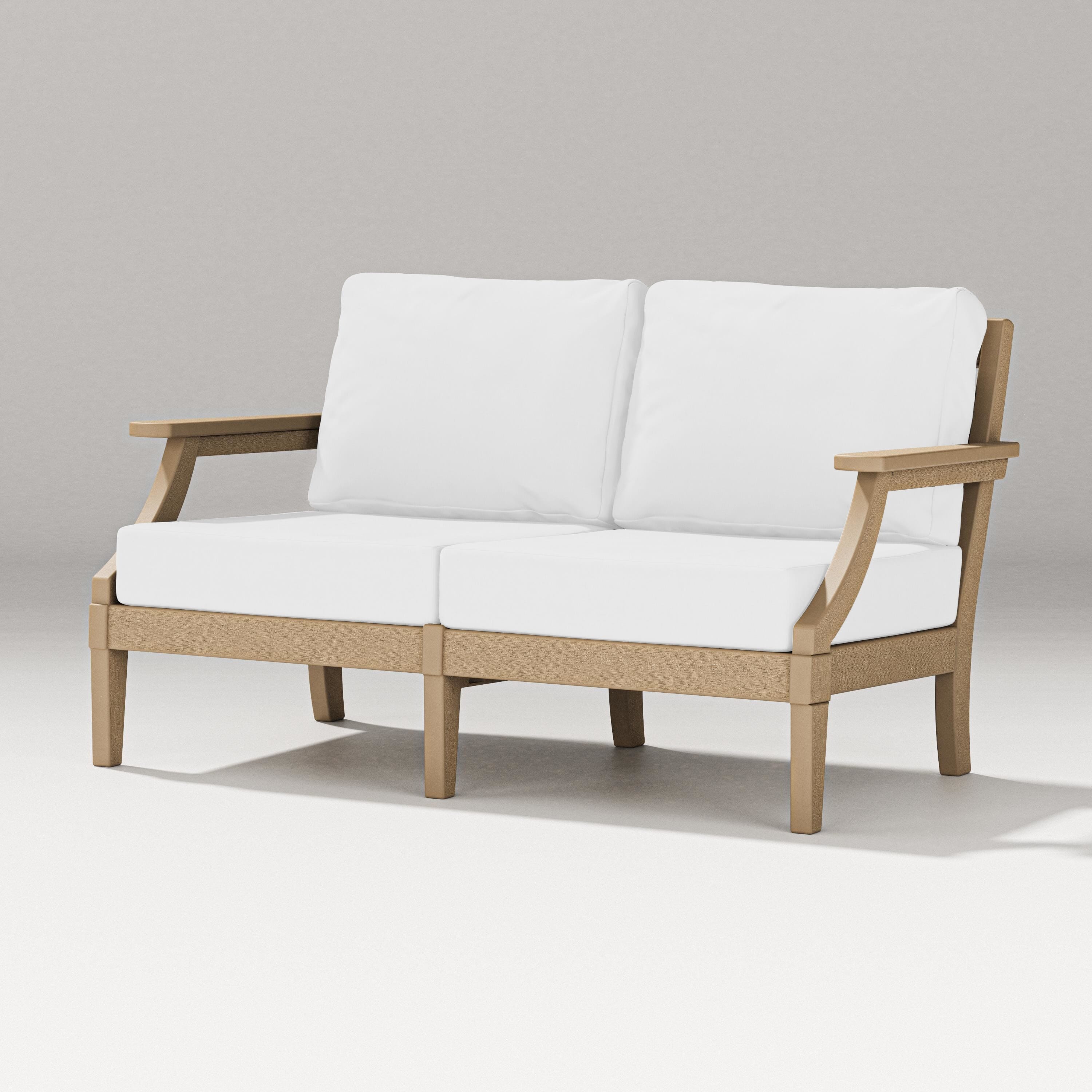 PW Designer Series Estate Loveseat in Vintage Sahara / Natural