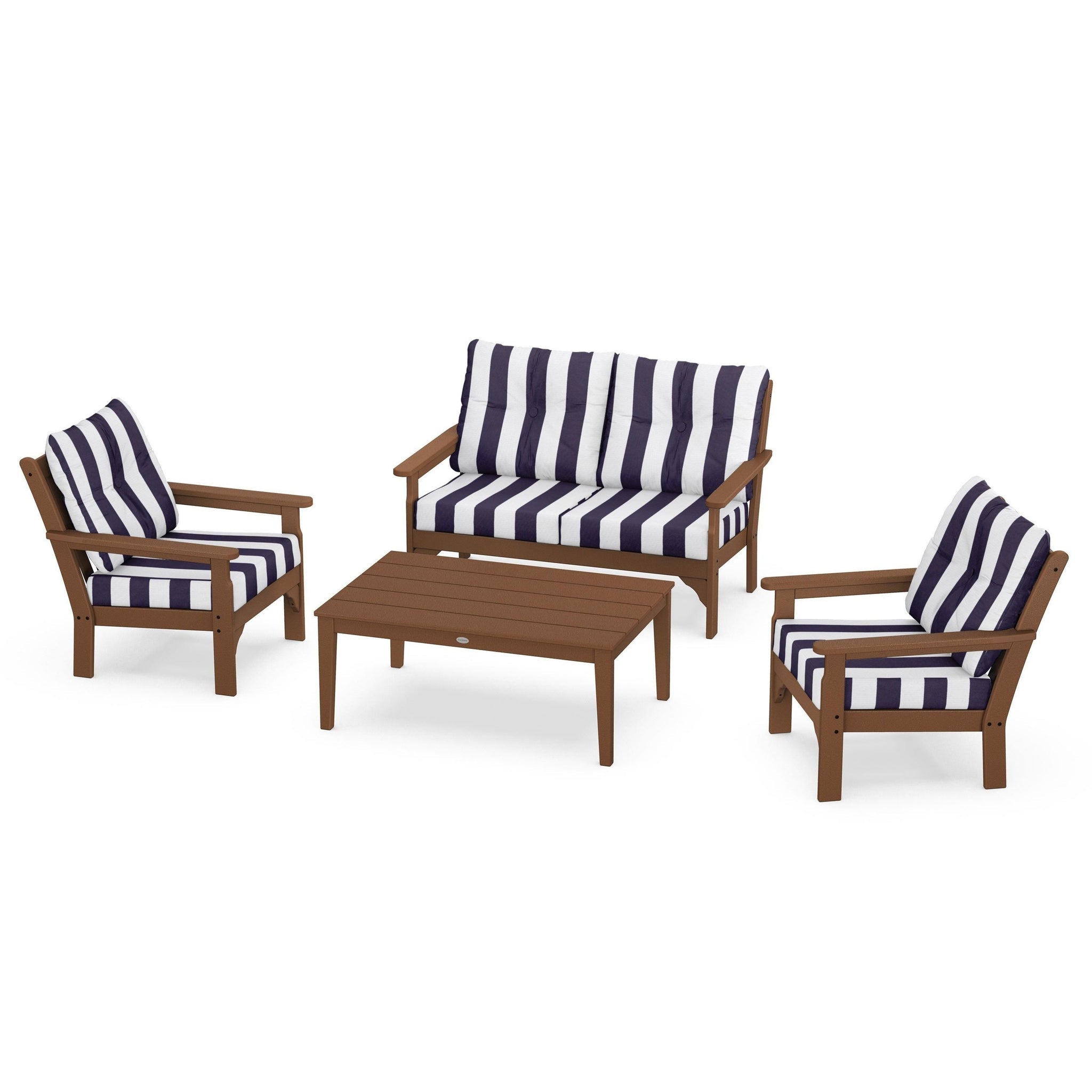 Vineyard 4 Piece Deep Seating Set - Teak
