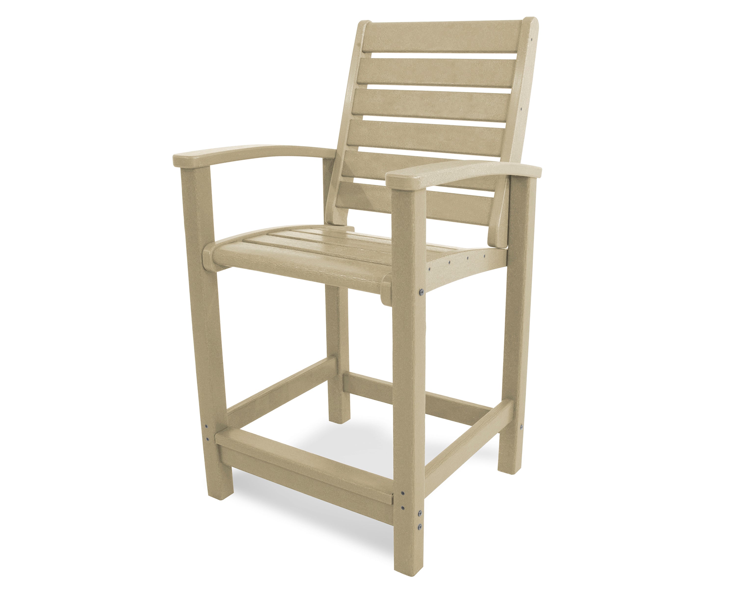 POLYWOOD® Signature Counter Chair in Sand