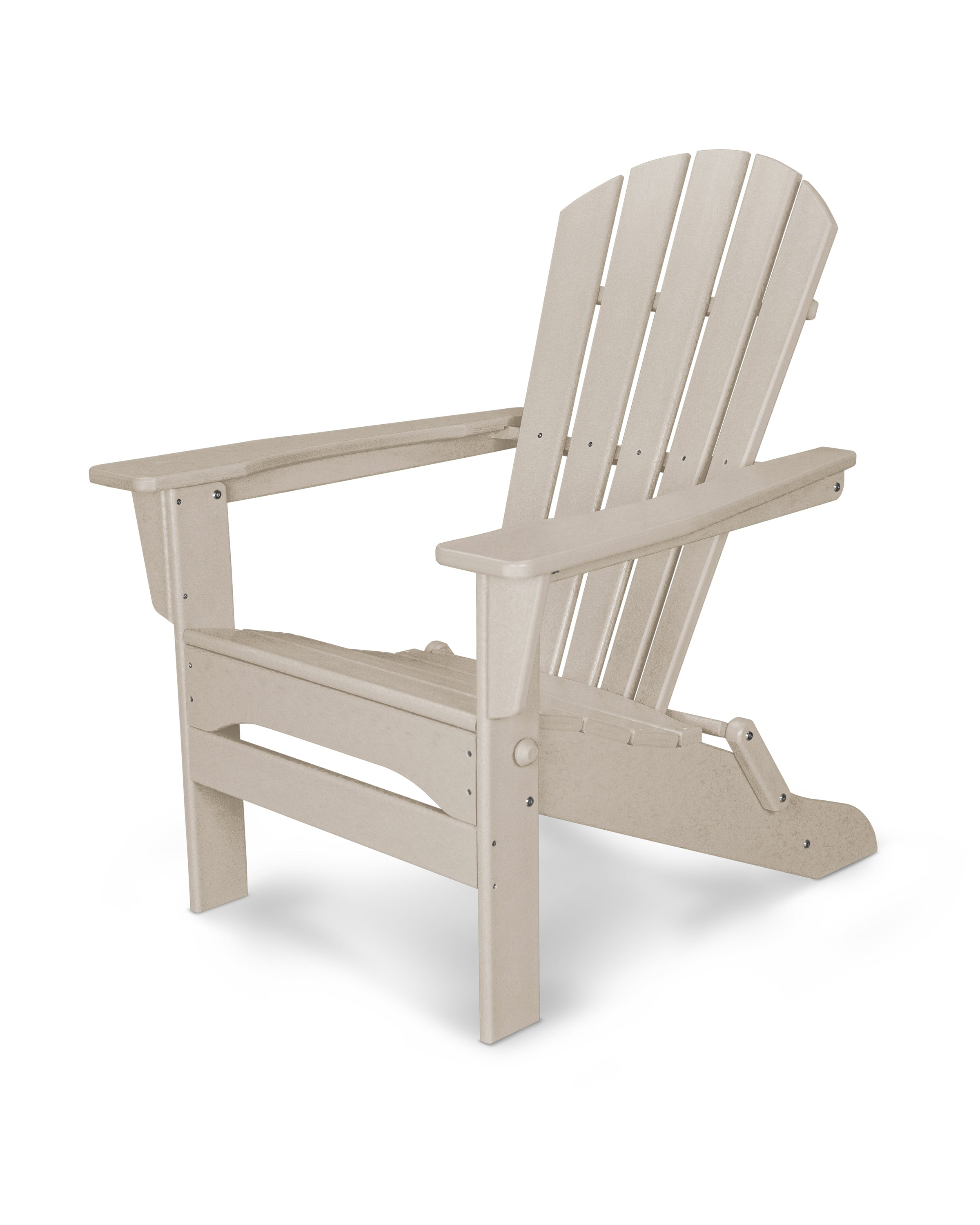 POLYWOOD® Palm Coast Folding Adirondack in Sand