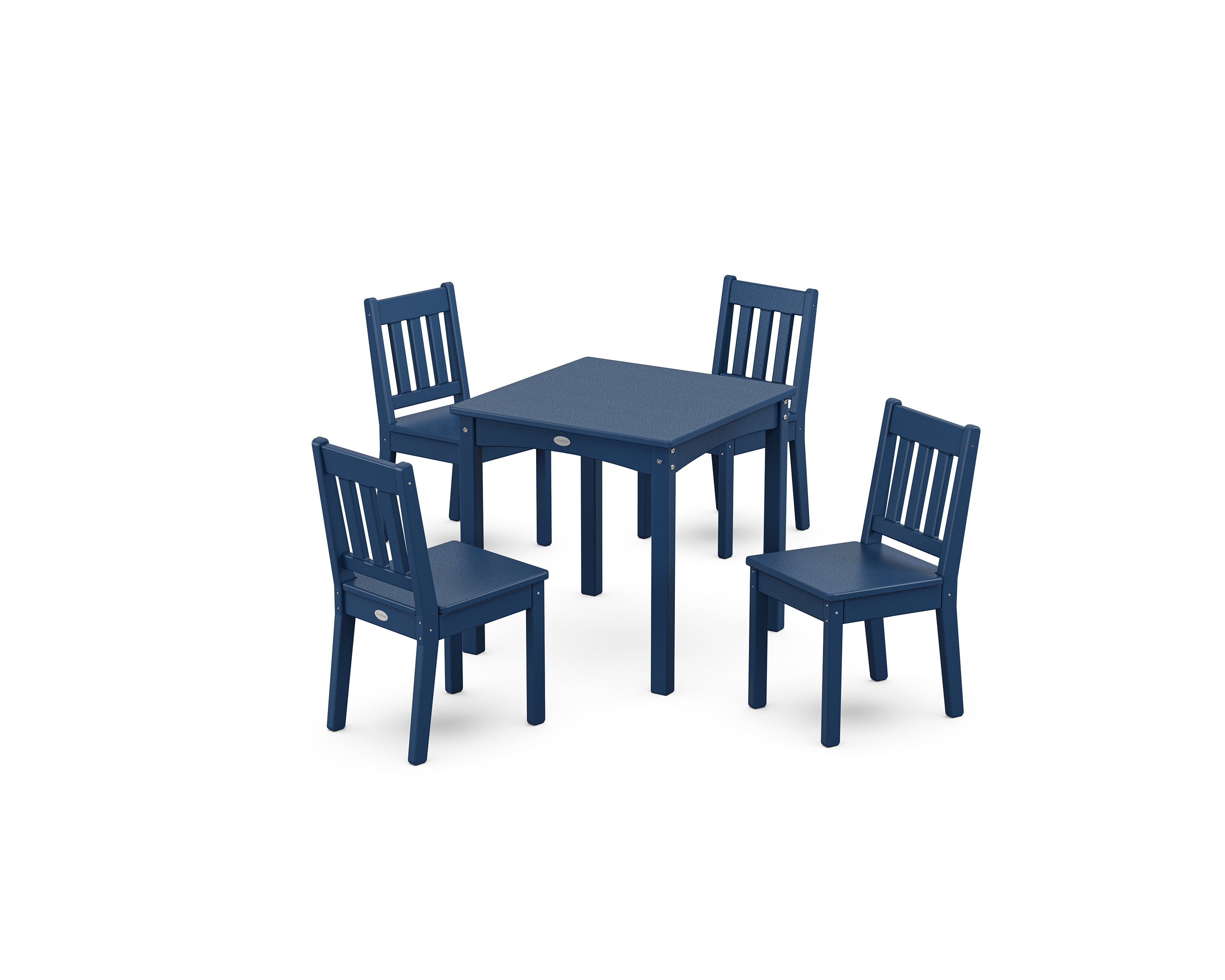 POLYWOOD® Vineyard Kids 5-Piece Dining Set in Navy