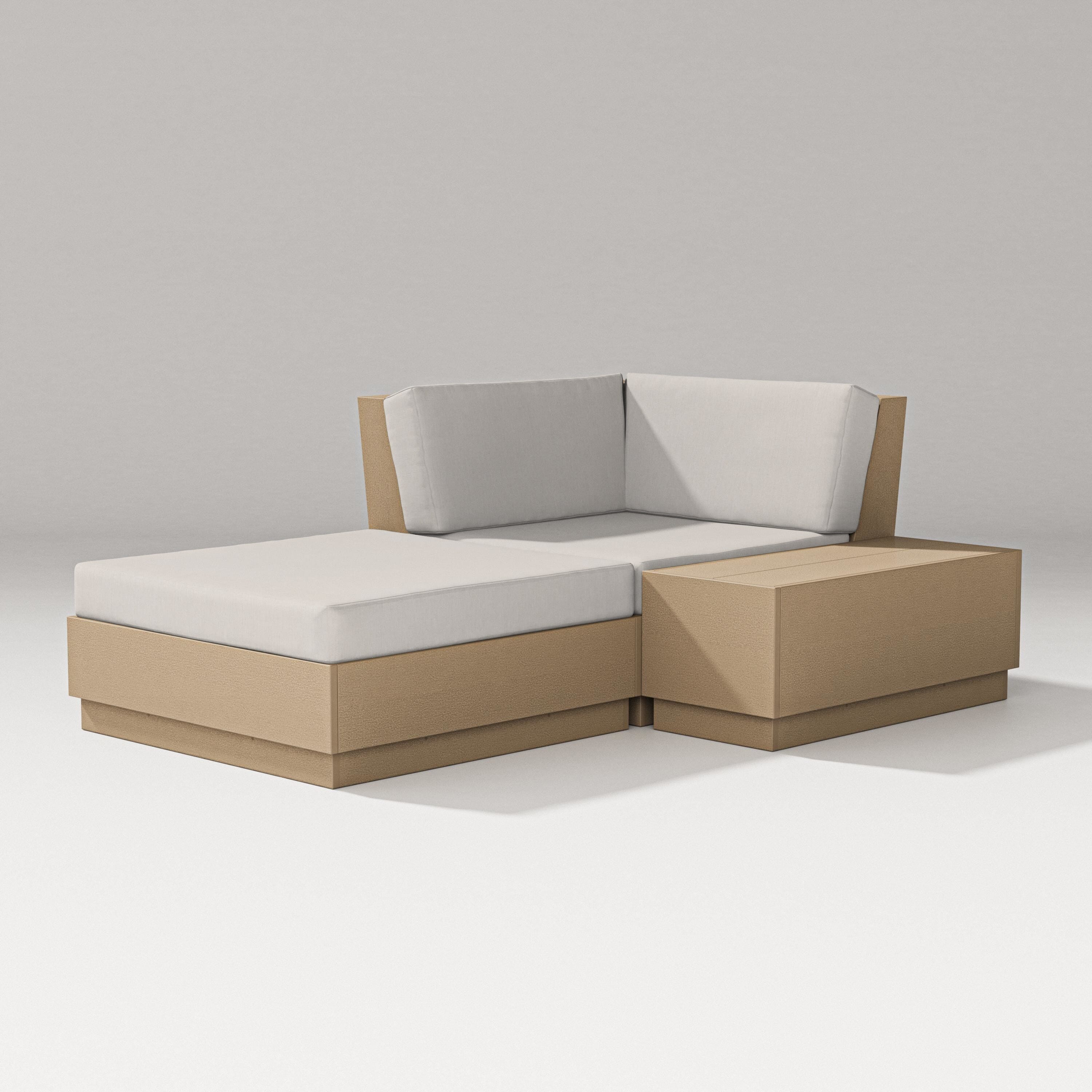 PW Designer Series Elevate Corner Chaise in Vintage Sahara / Cast Ash