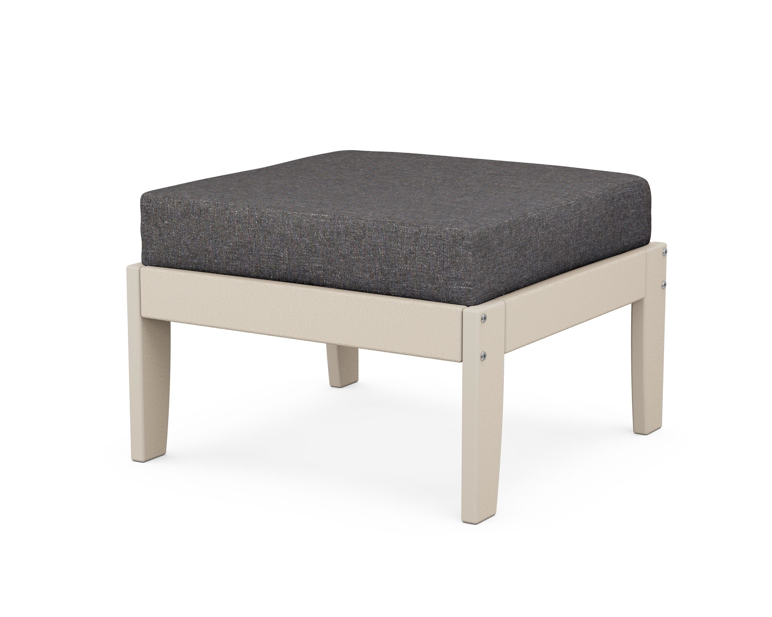 Unbranded Modular Ottoman - Classic in Sand / Ash Charcoal