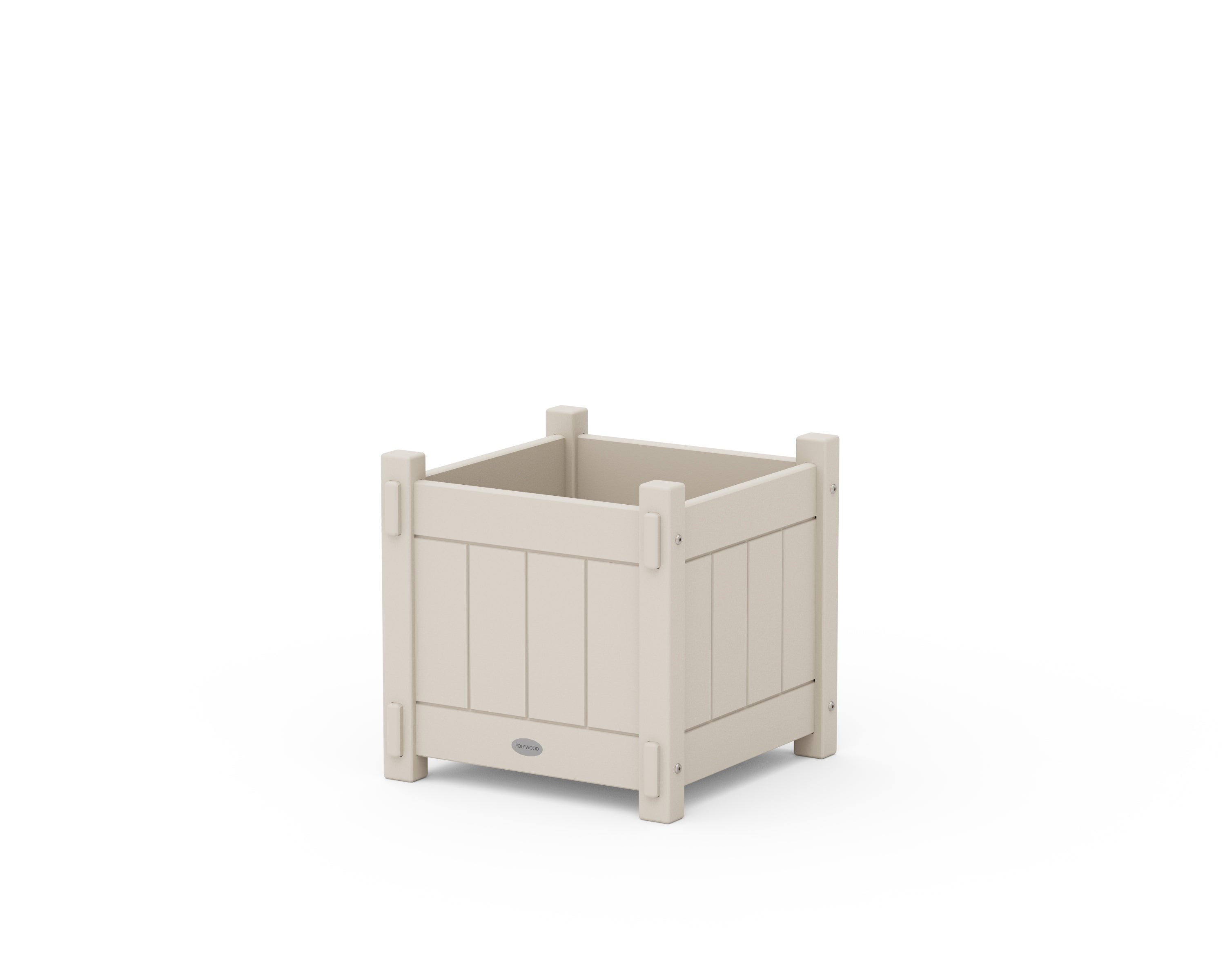 POLYWOOD® Vineyard Square Planter Box in Sand