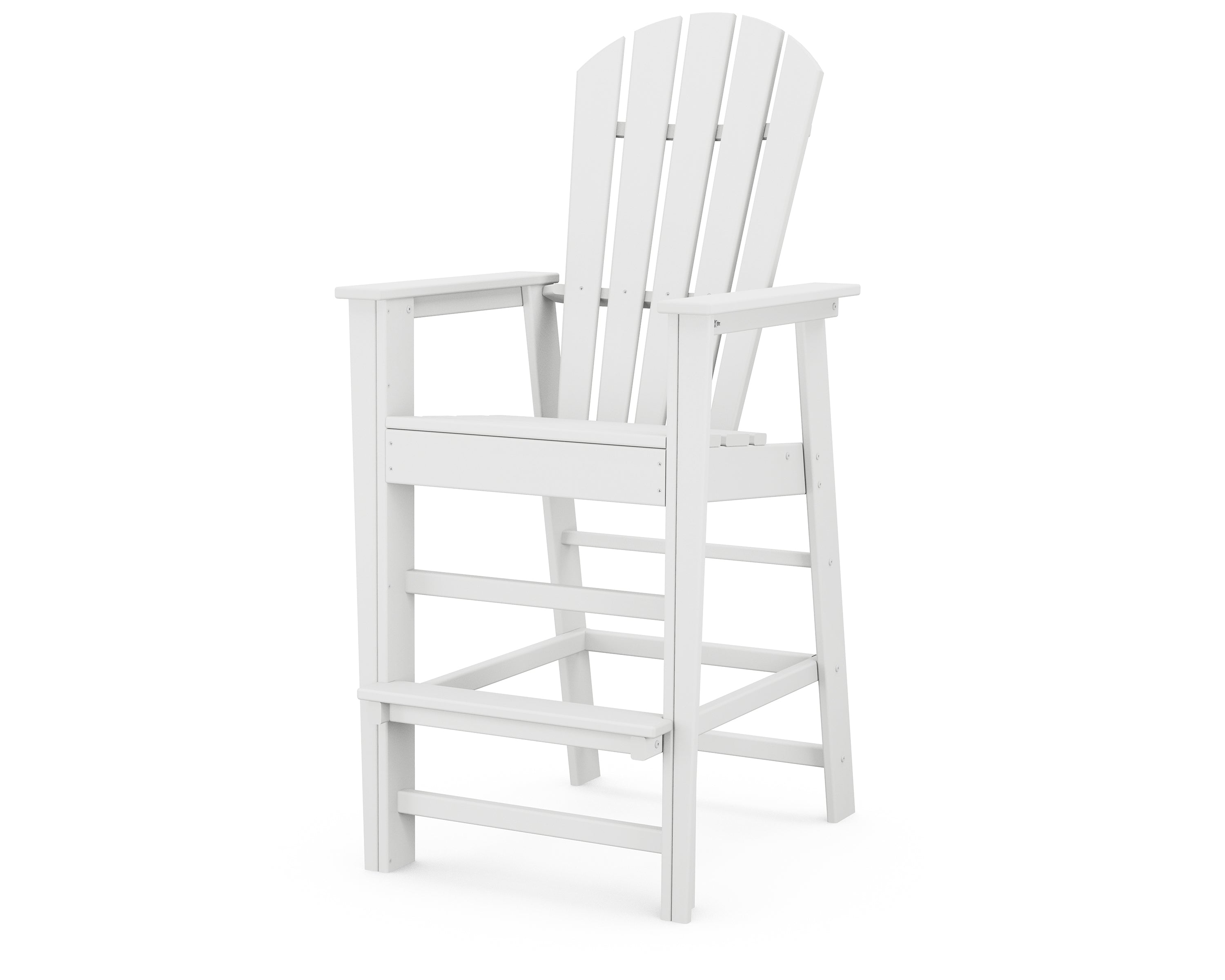 POLYWOOD® South Beach Bar Chair in White