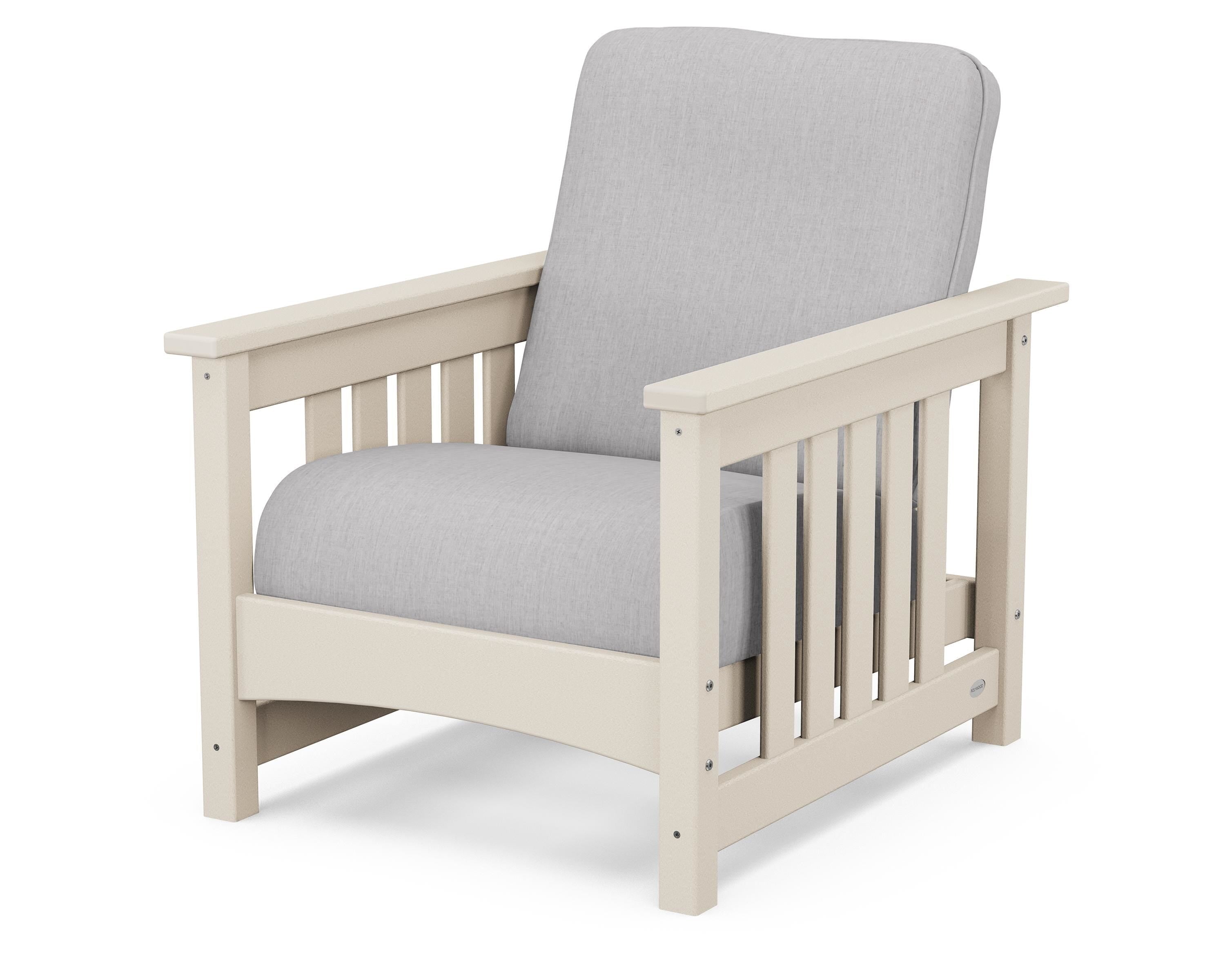POLYWOOD® Club Mission Chair in Sand / Granite