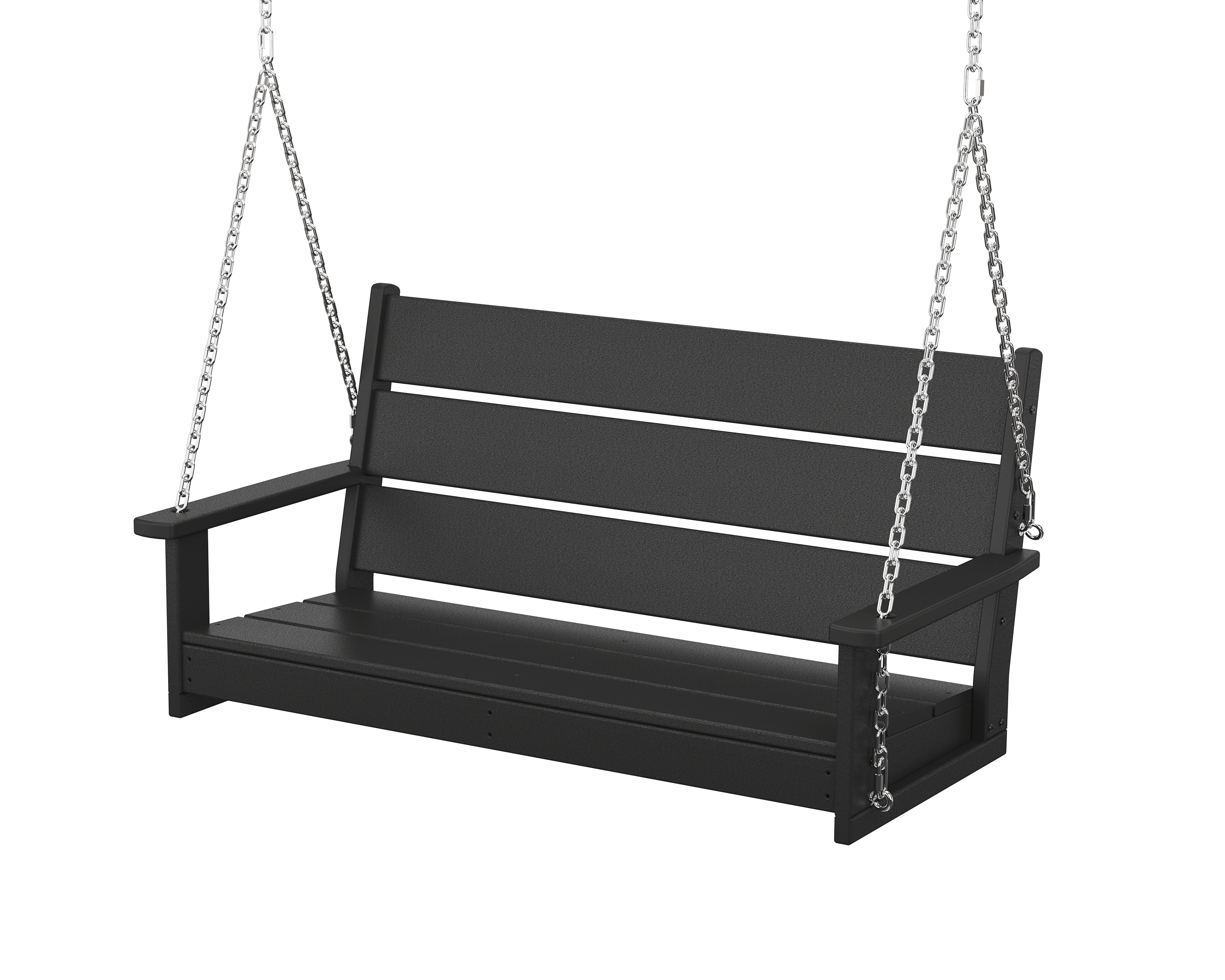 POLYWOOD® Lakeside 48" Swing in Black