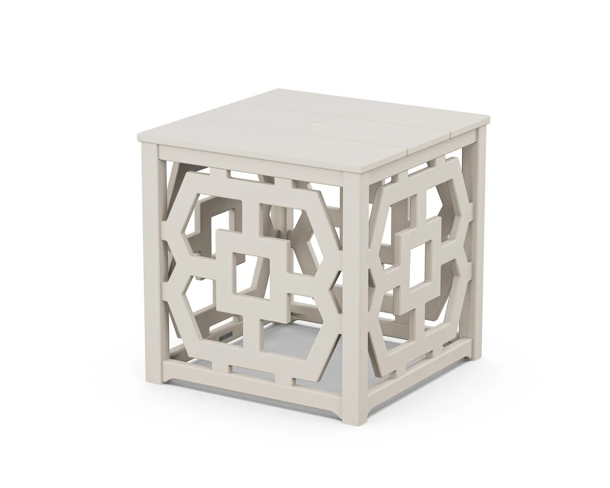 Chinoiserie Umbrella Stand Accent Table