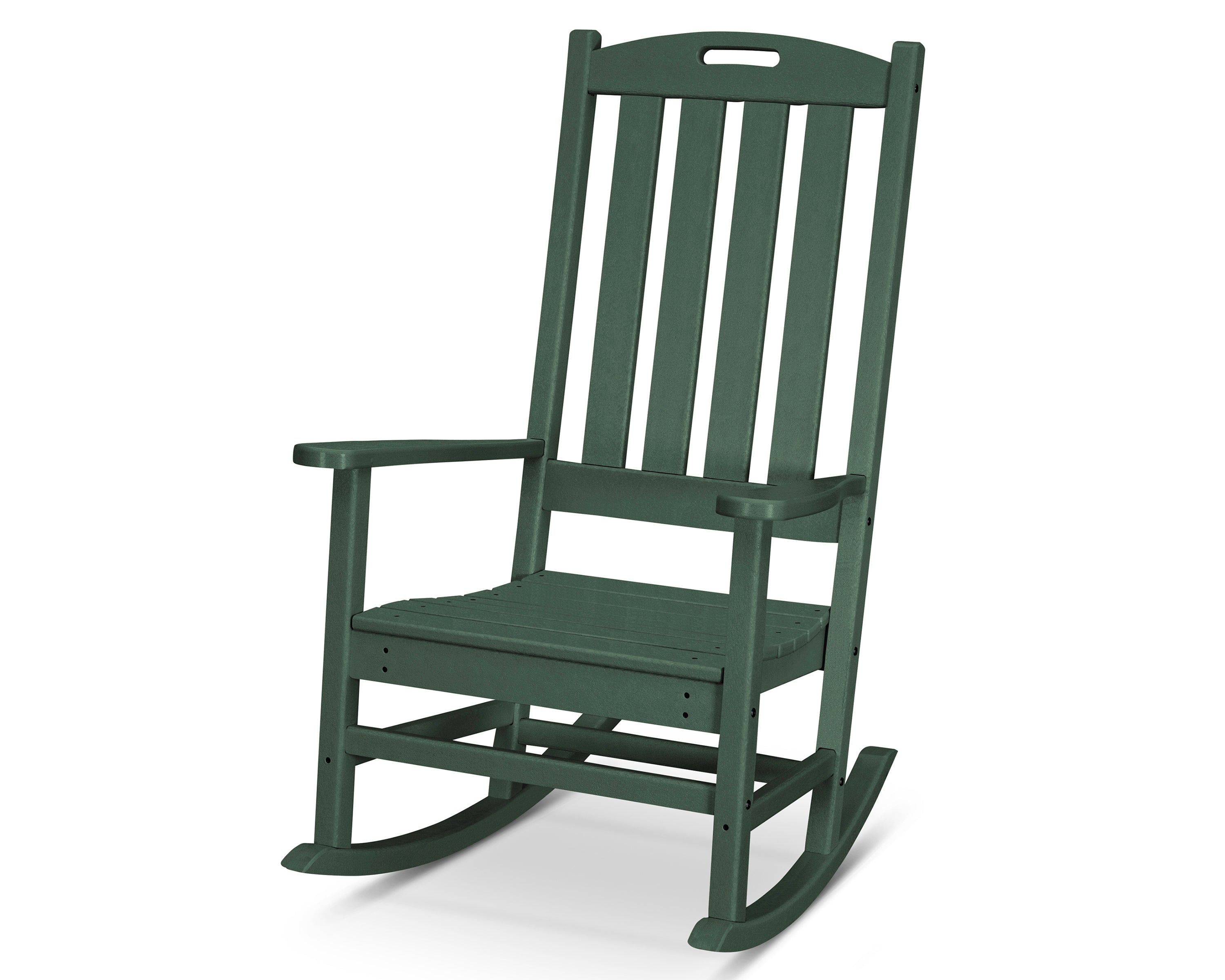 POLYWOOD® Nautical Porch Rocking Chair in Green
