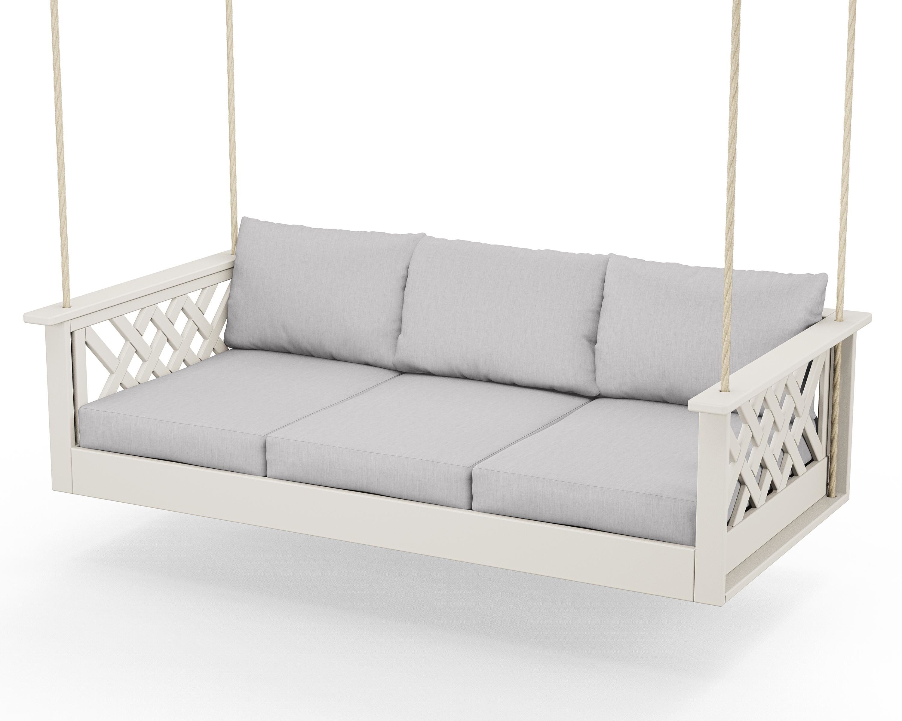 Country Living Wovendale Daybed Swing in Sand / Granite