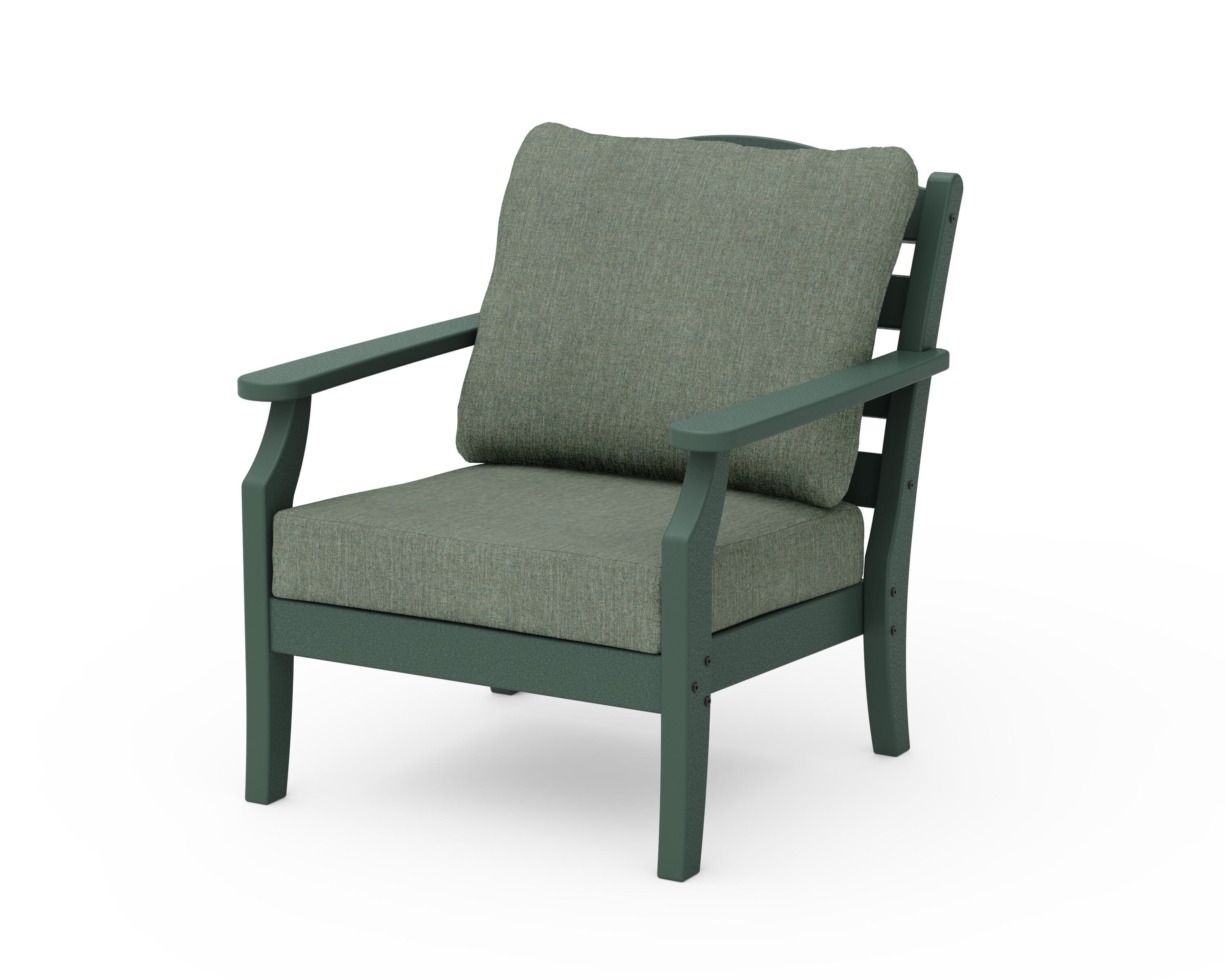 Draper James™ by POLYWOOD® Savannah Deep Seating Chair in Green / Cast Sage