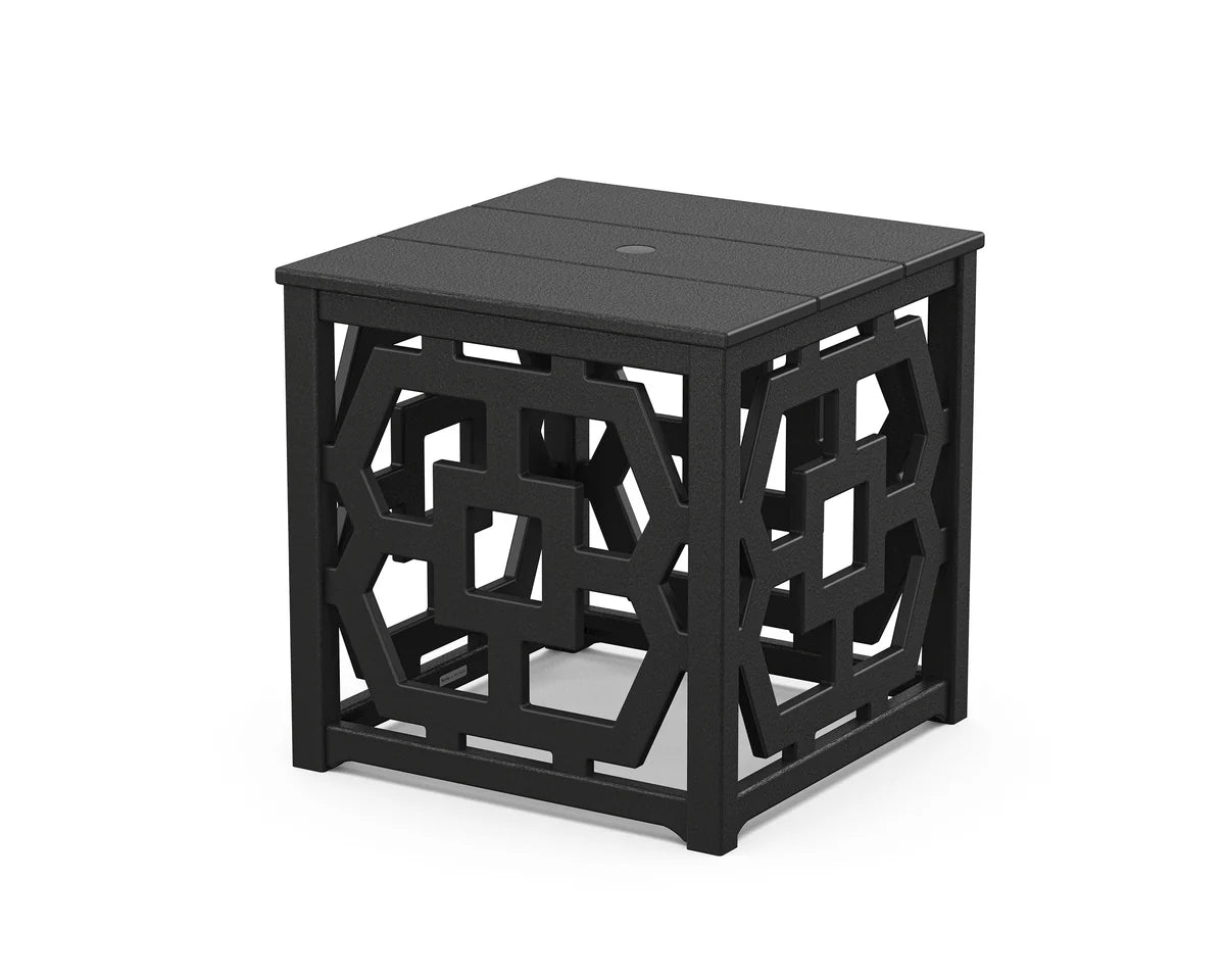 Chinoiserie Umbrella Stand Accent Table