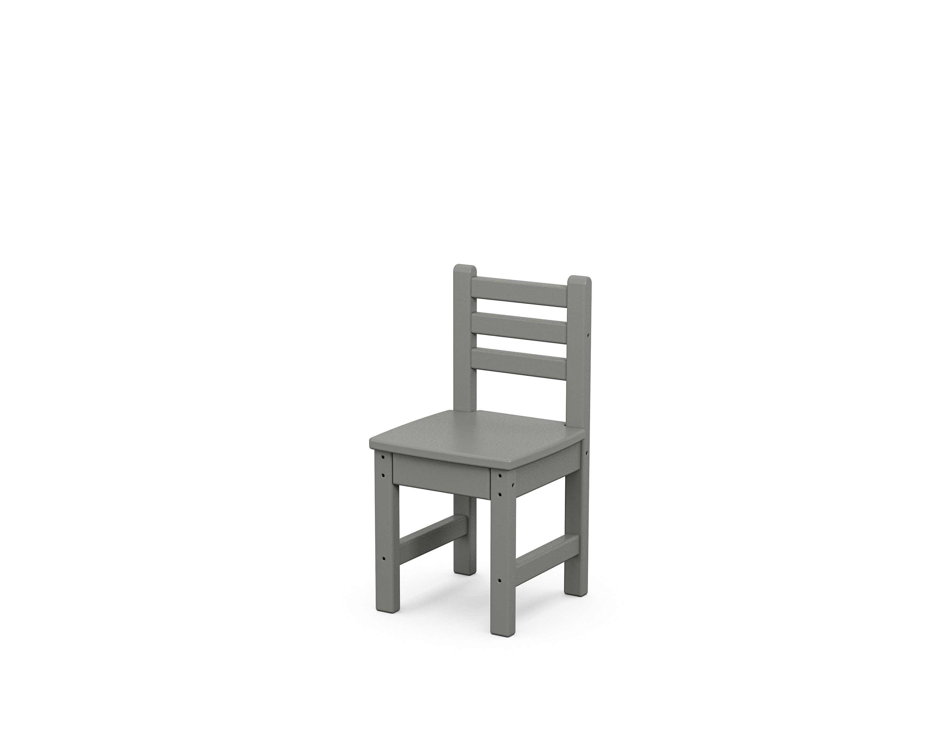 POLYWOOD® Toddler Lakeside Dining Chair in Slate Grey