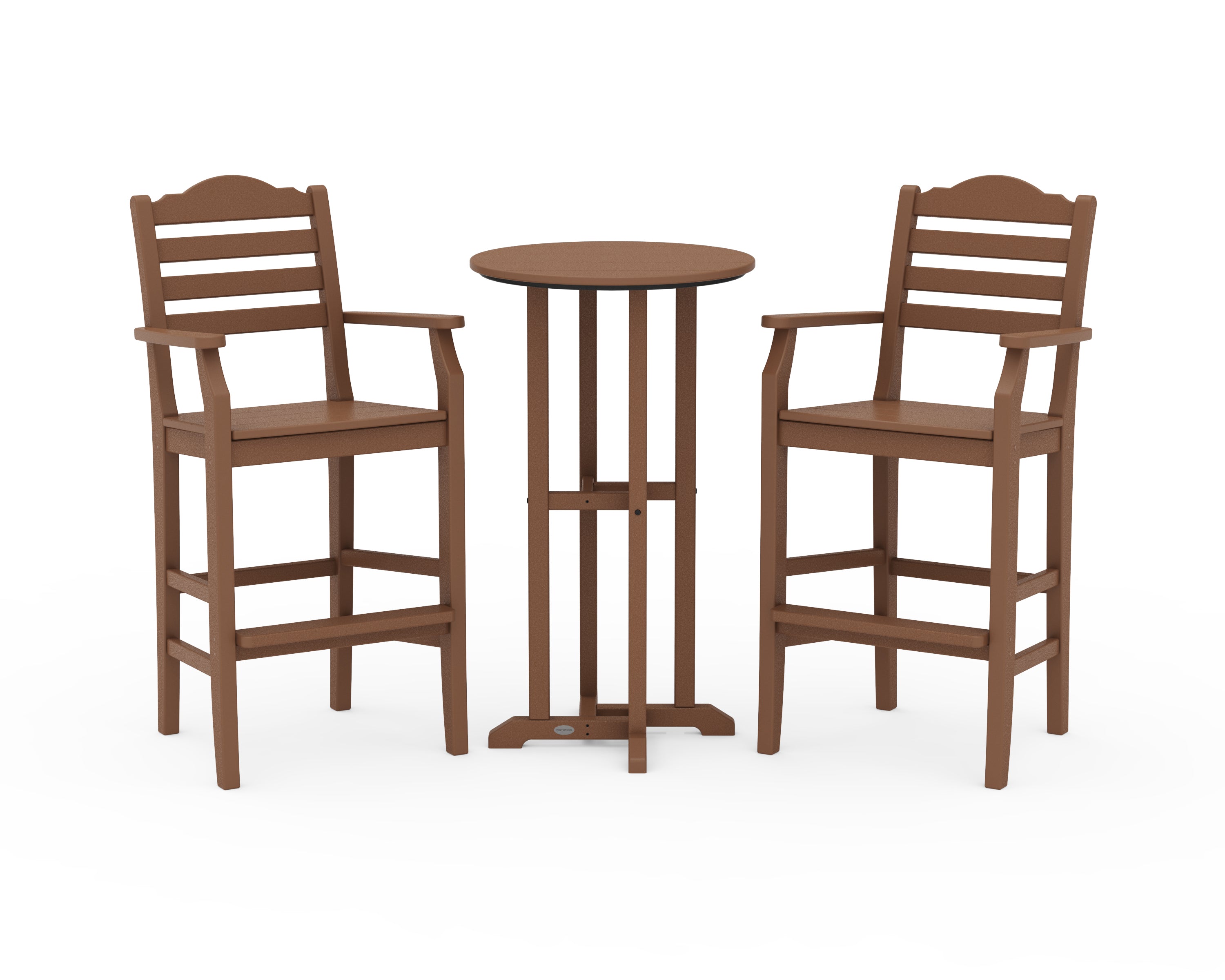 Draper James™ by POLYWOOD® Savannah 3-Piece Farmhouse Bar Set in Teak