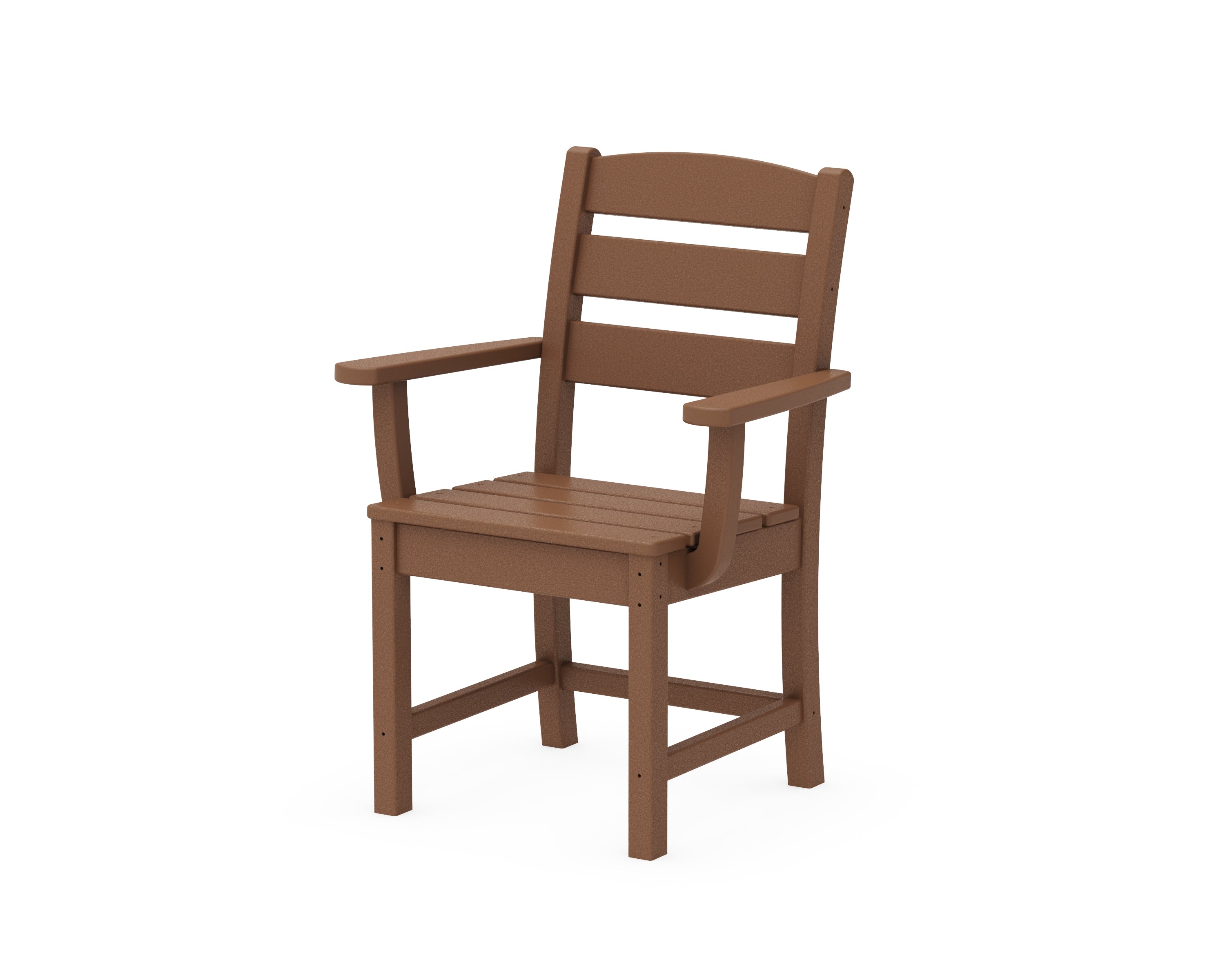 POLYWOOD® Lakeside Dining Arm Chair in Teak