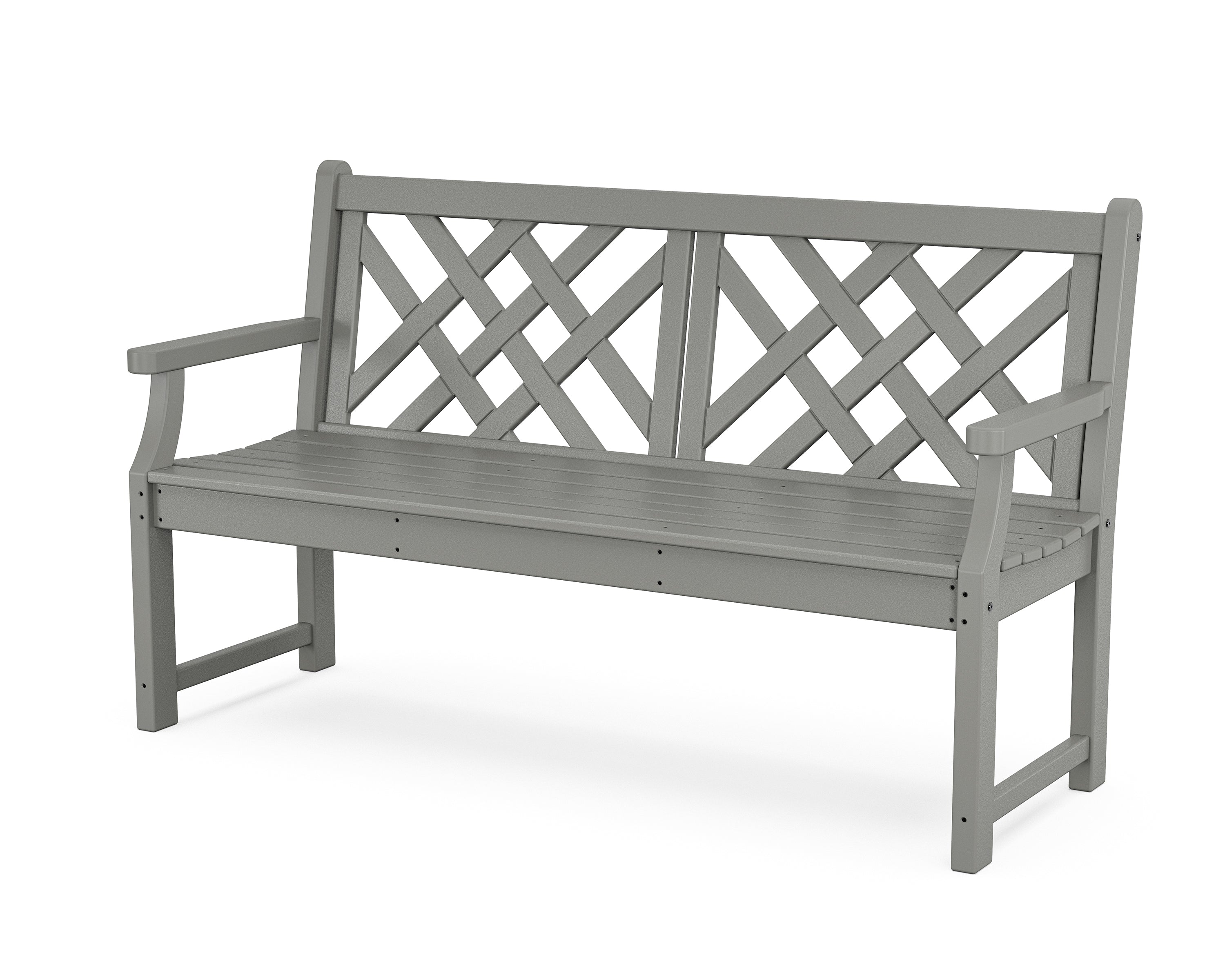 Country Living Wovendale 60" Bench in Slate Grey