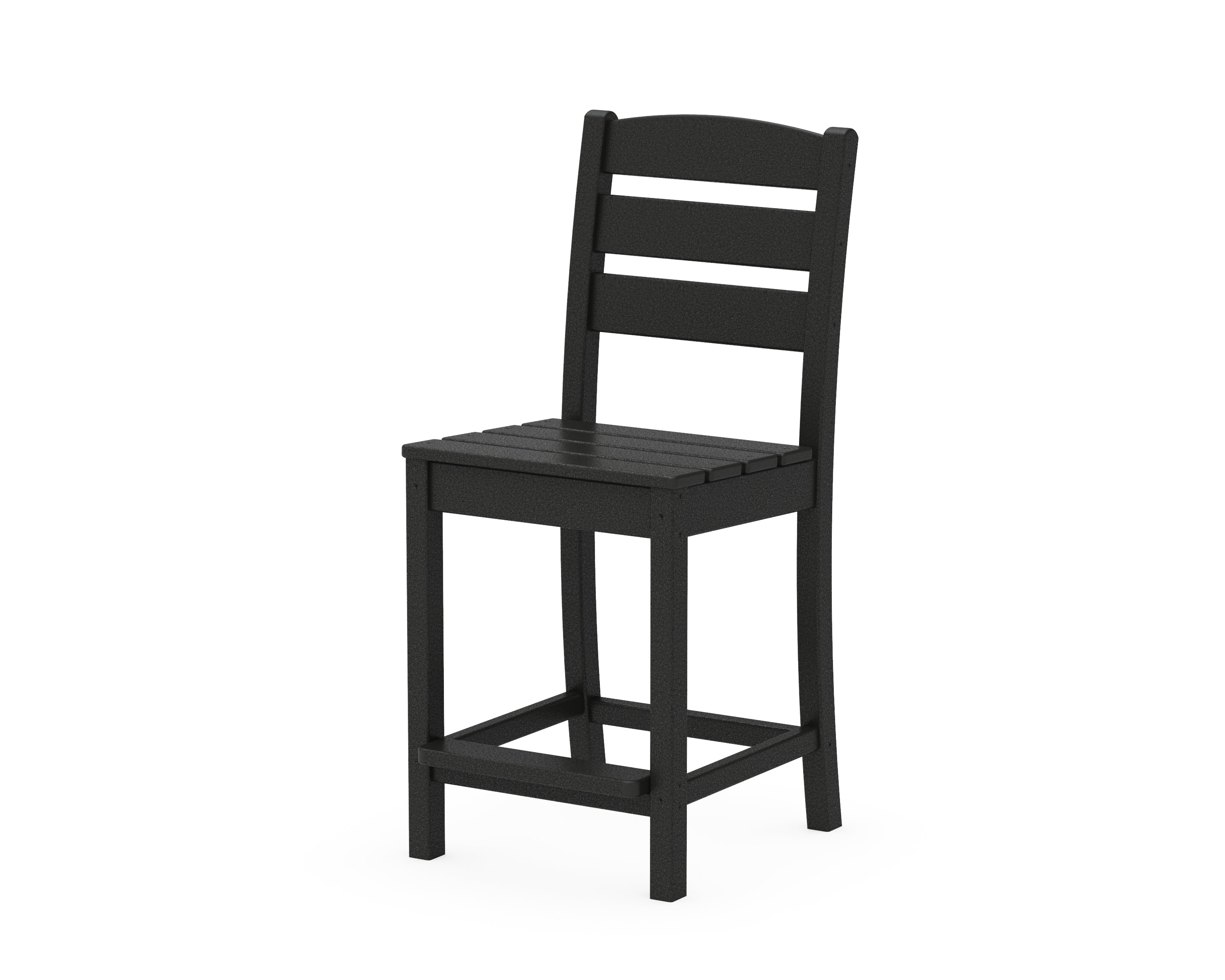 POLYWOOD® Lakeside Counter Side Chair in Black
