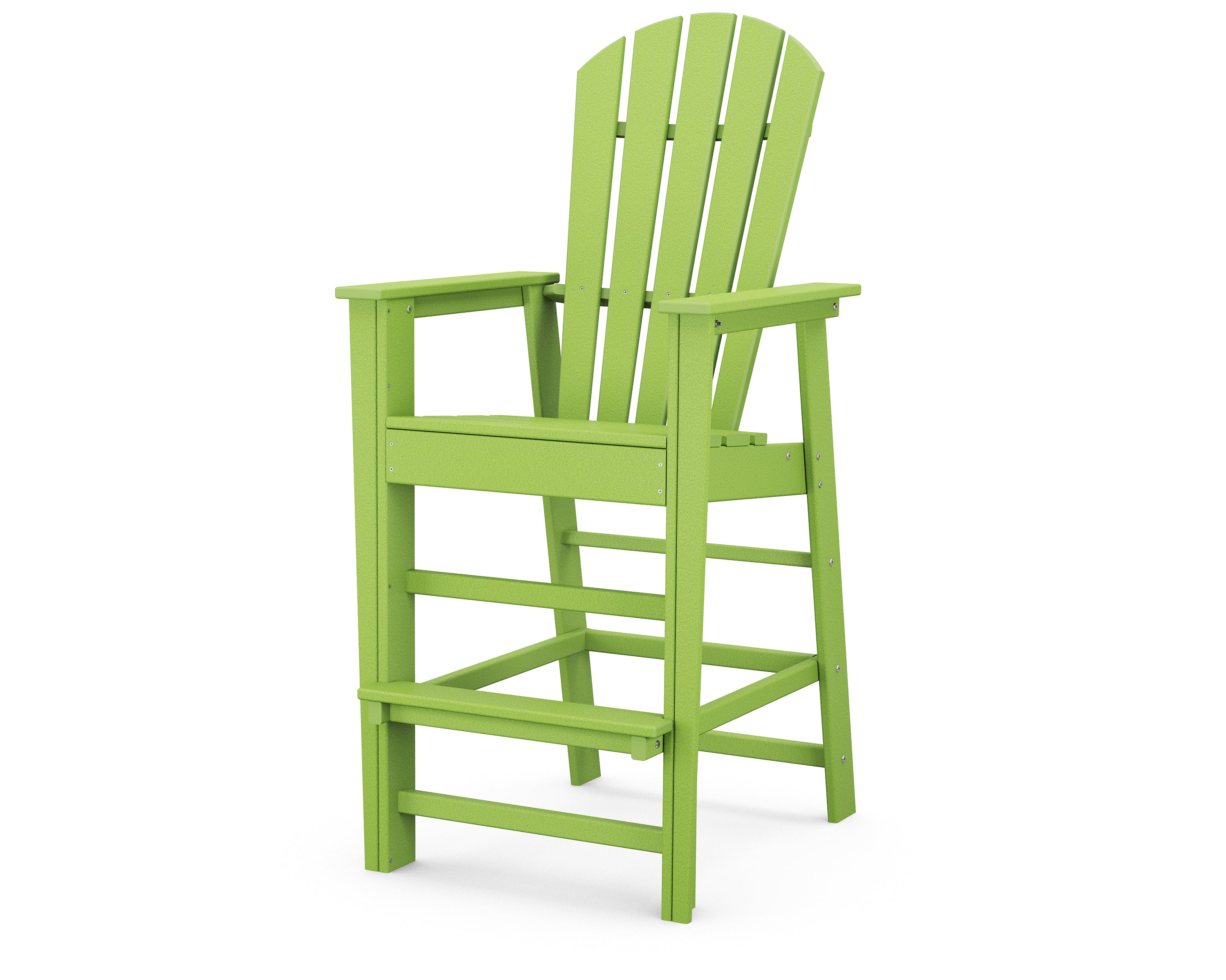 POLYWOOD® South Beach Bar Chair in Lime