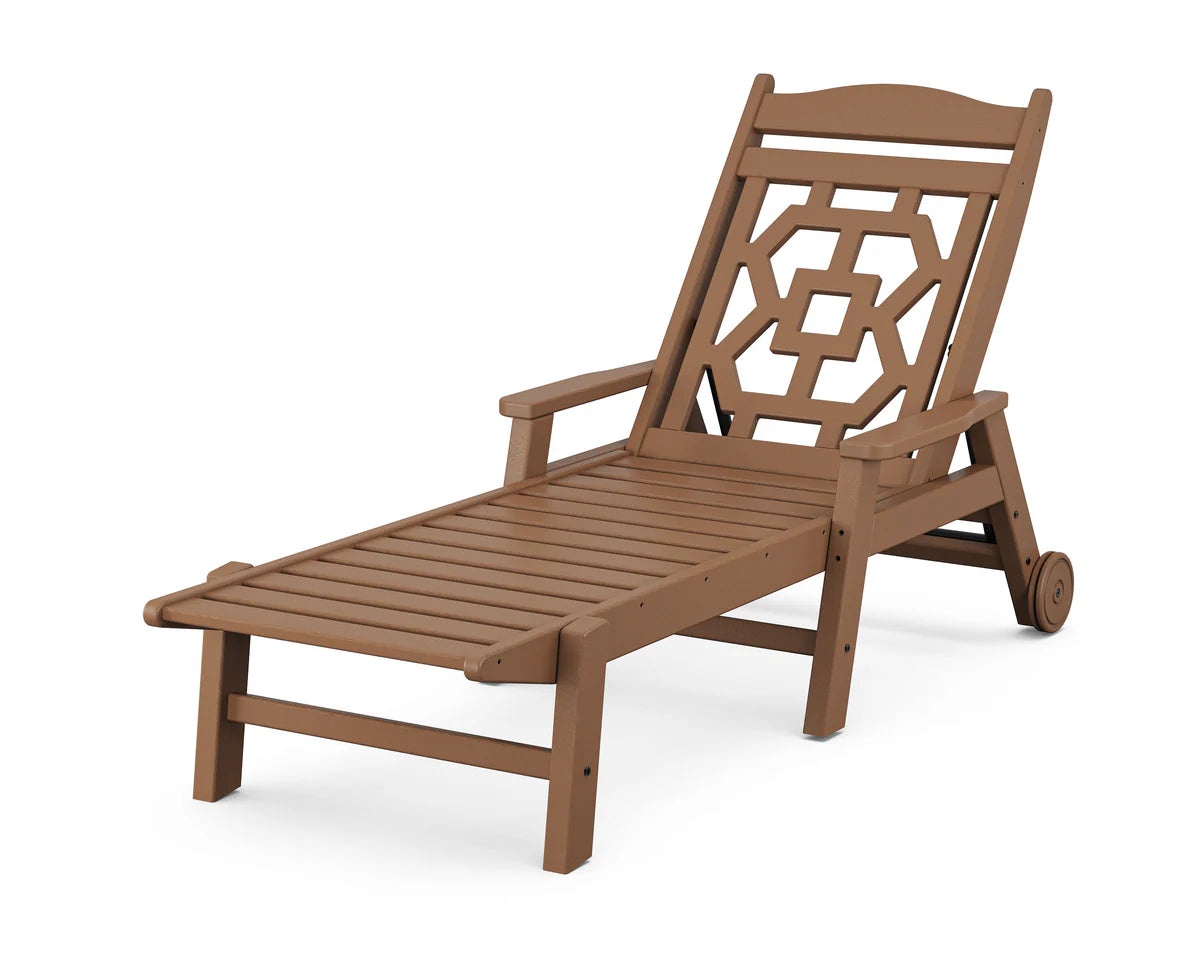 Chinoiserie Chaise Lounge