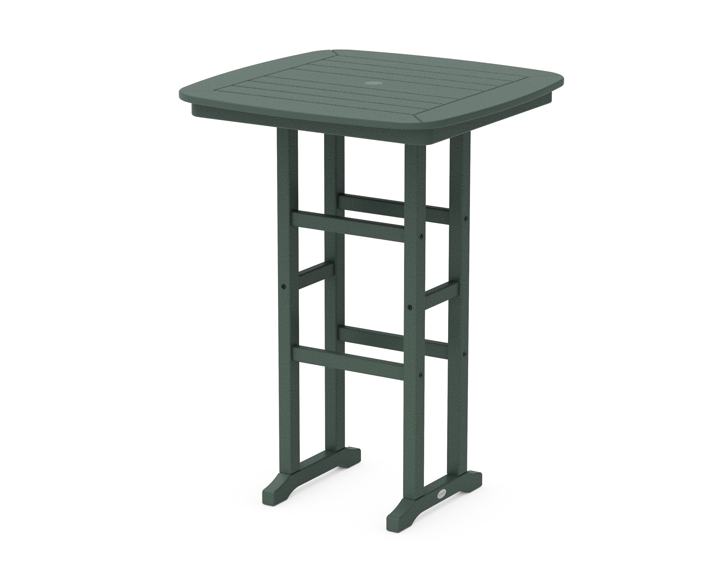 POLYWOOD® Nautical 31" Bar Table in Green