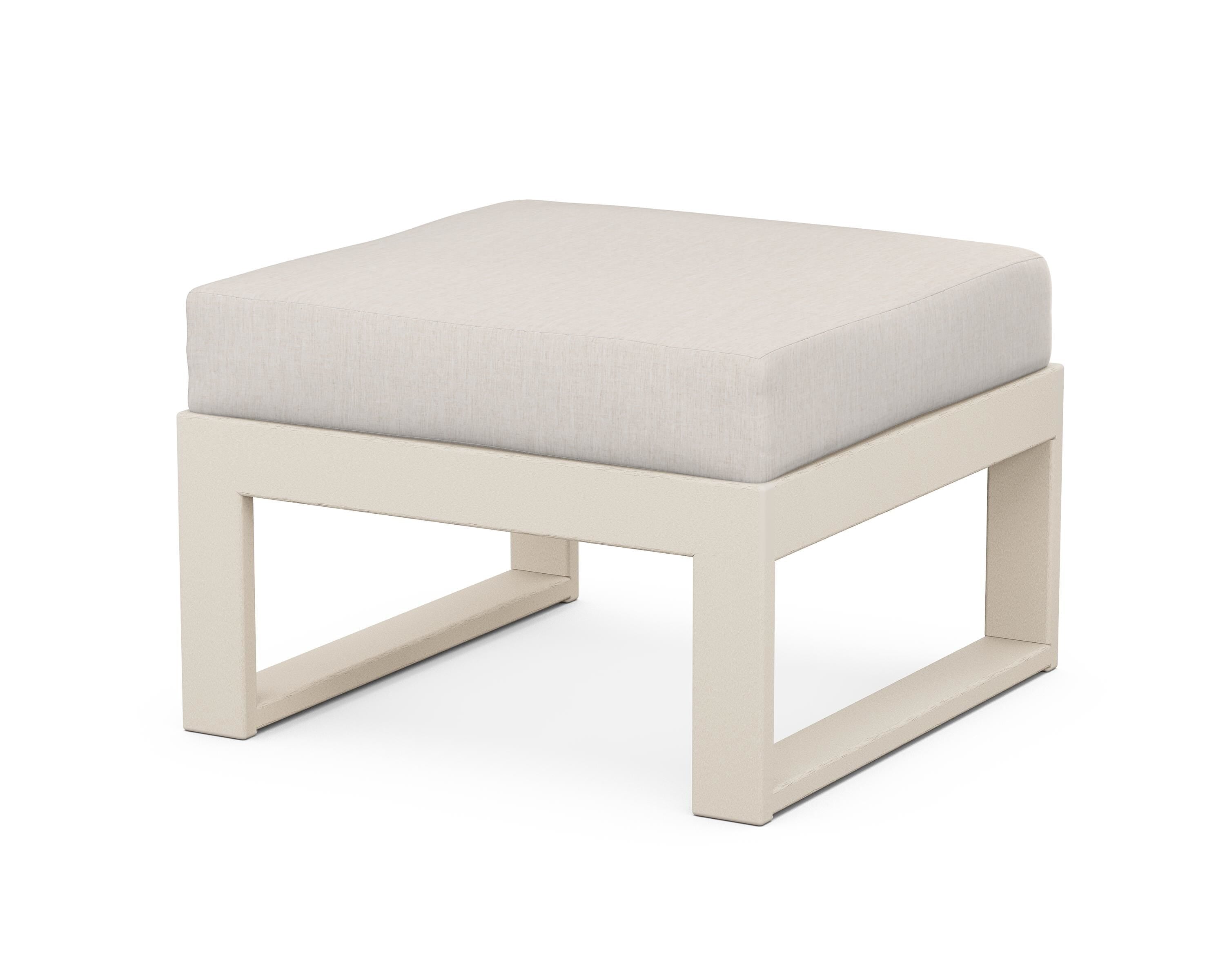 Unbranded Modular Ottoman - Modern in Sand / Cast Ash