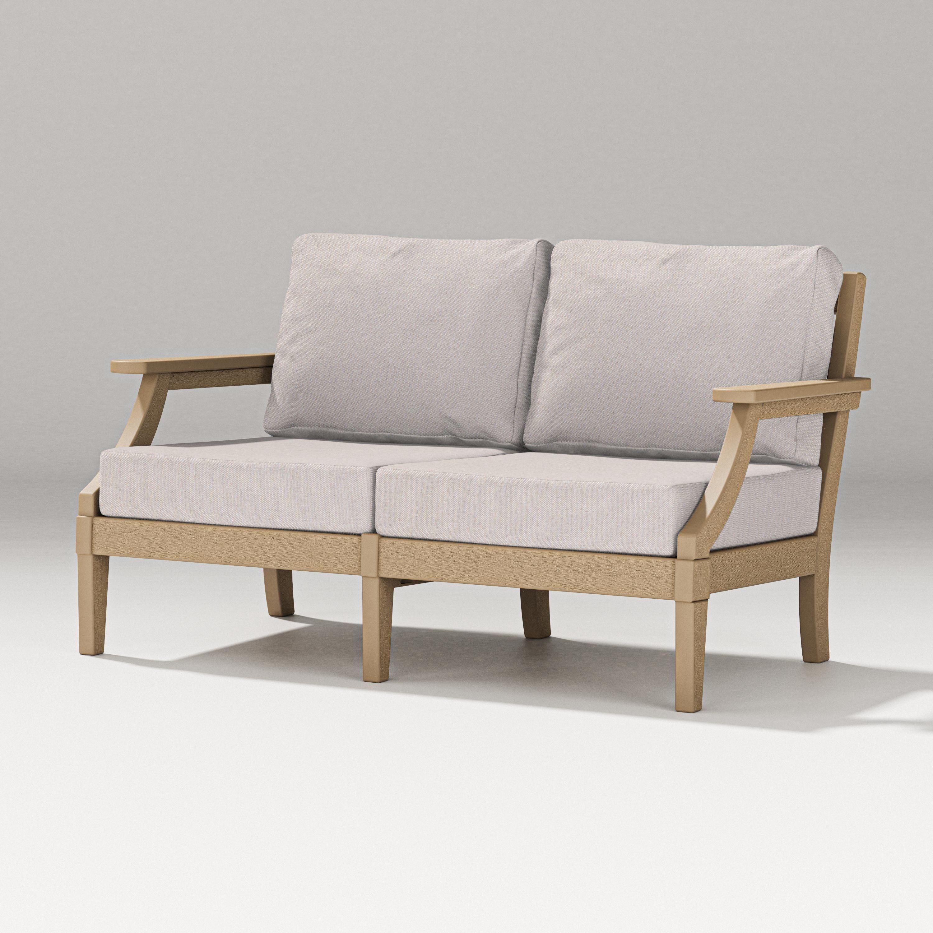 PW Designer Series Estate Loveseat in Vintage Sahara / Dune Burlap