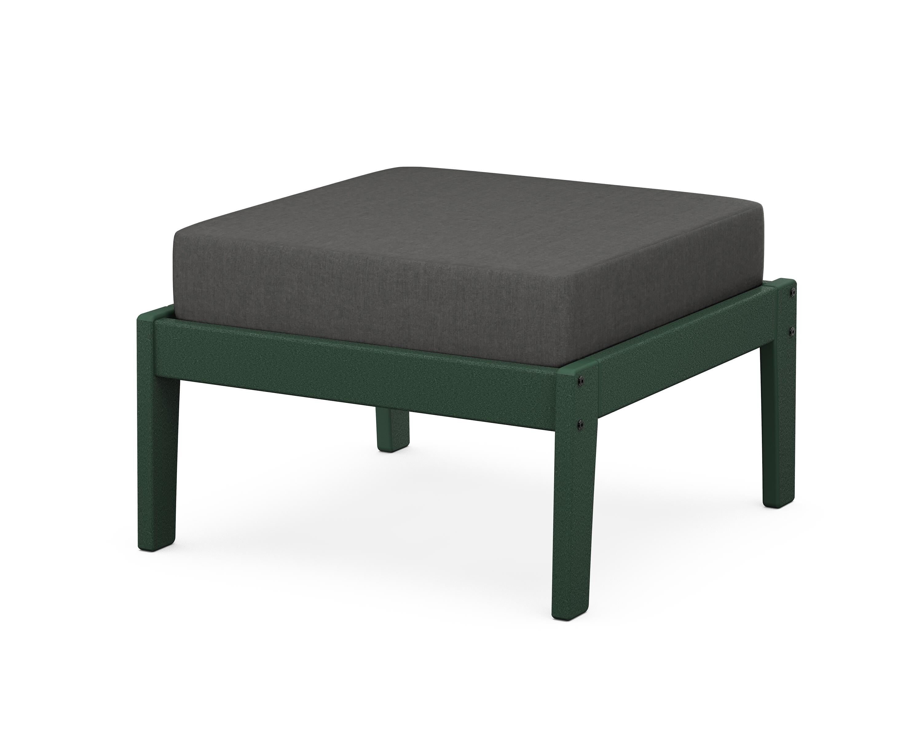 Unbranded Deep Seating Ottoman in Green / Spectrum Carbon