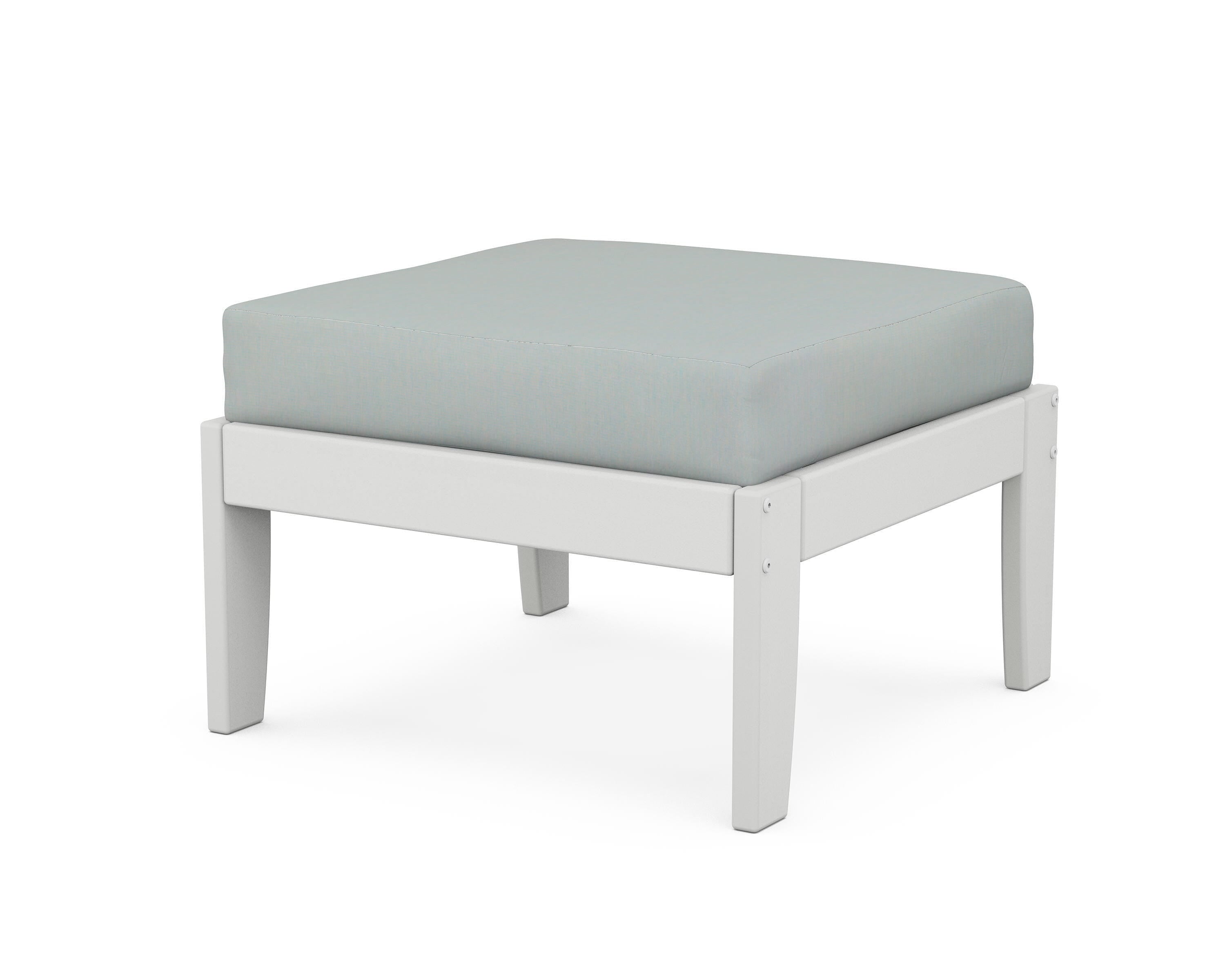 Unbranded Modular Ottoman - Classic in White / Spa