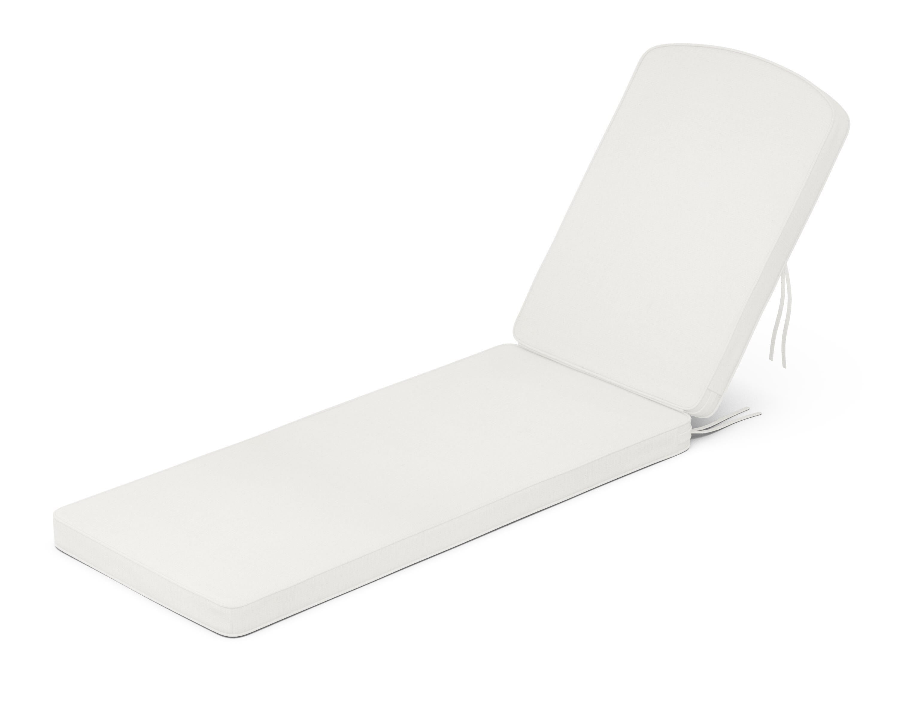 Martha Stewart by POLYWOOD® Chinoiserie Chaise Cushion in Natural Linen