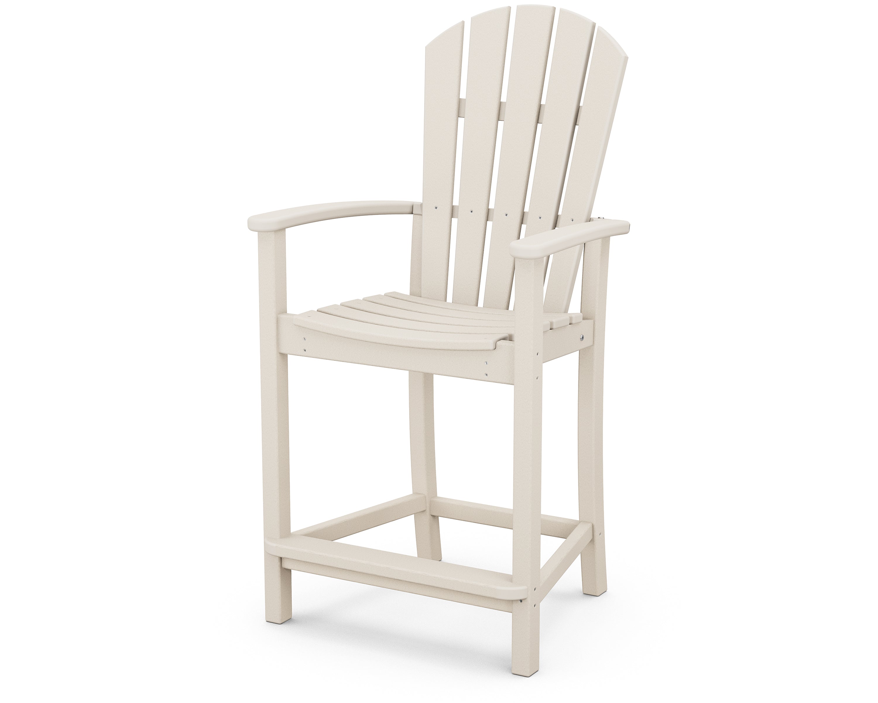 POLYWOOD® Palm Coast Counter Chair in Sand