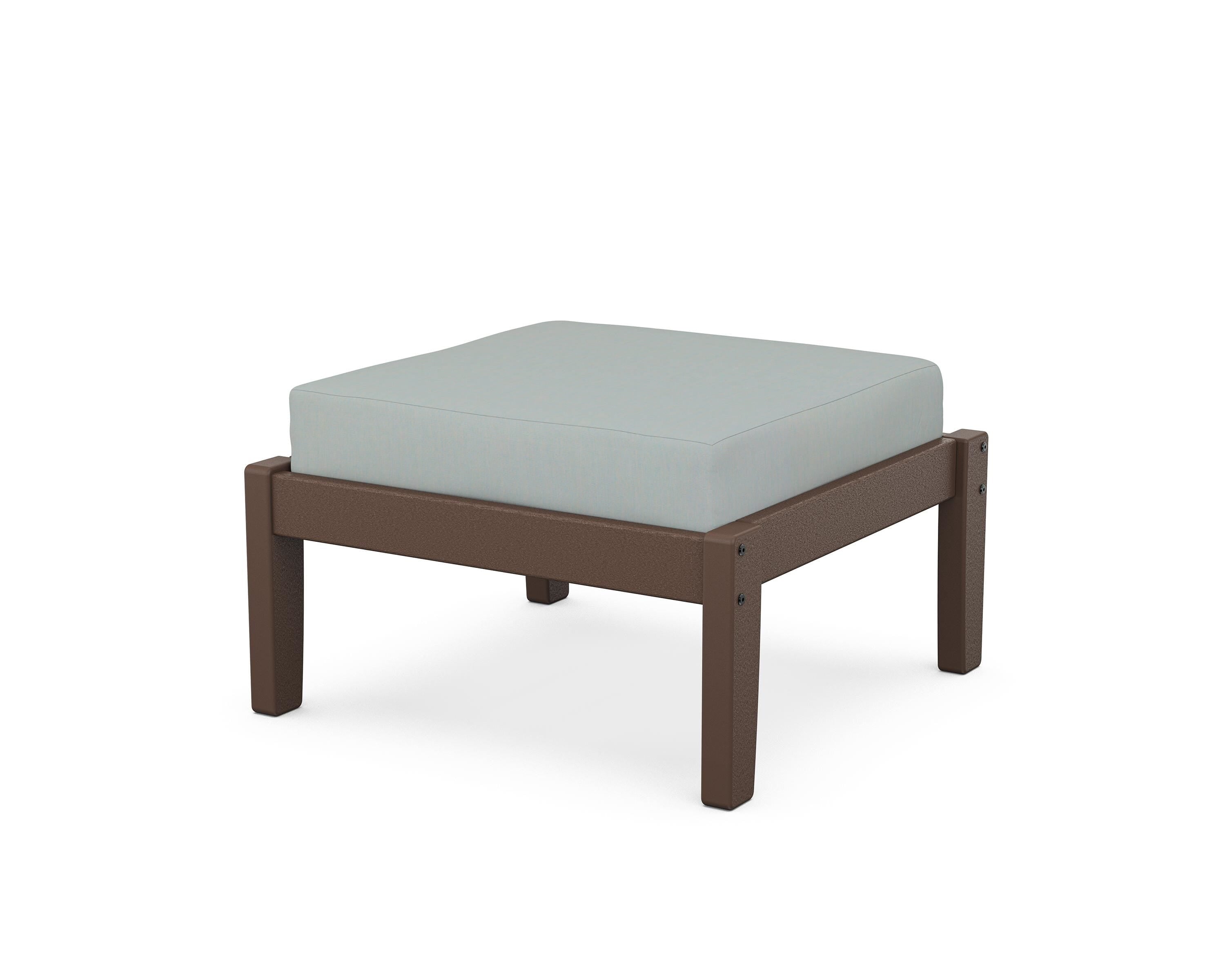 Unbranded Deep Seating Ottoman in Mahogany / Spa