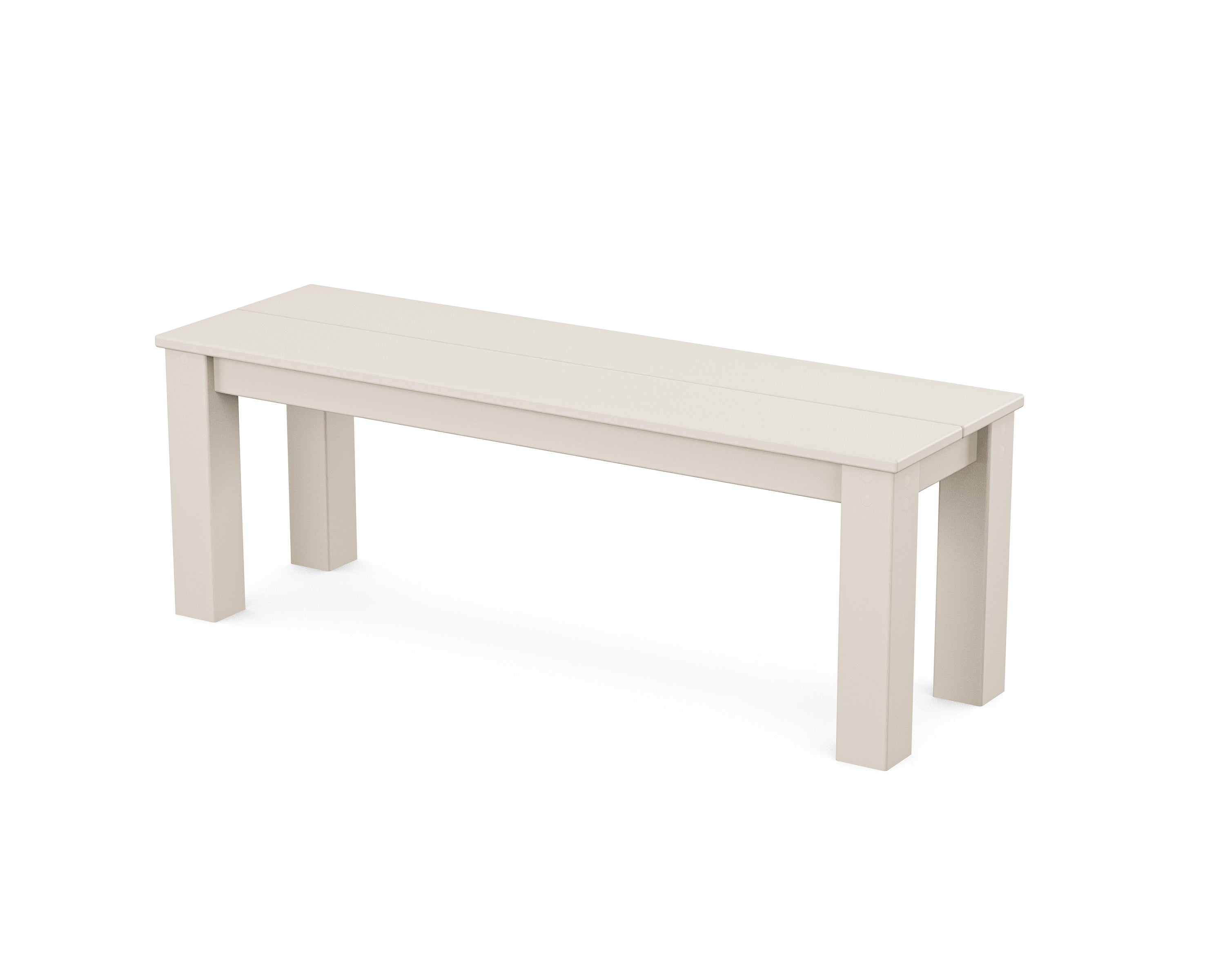 POLYWOOD® Studio Parsons 48" Bench in Sand
