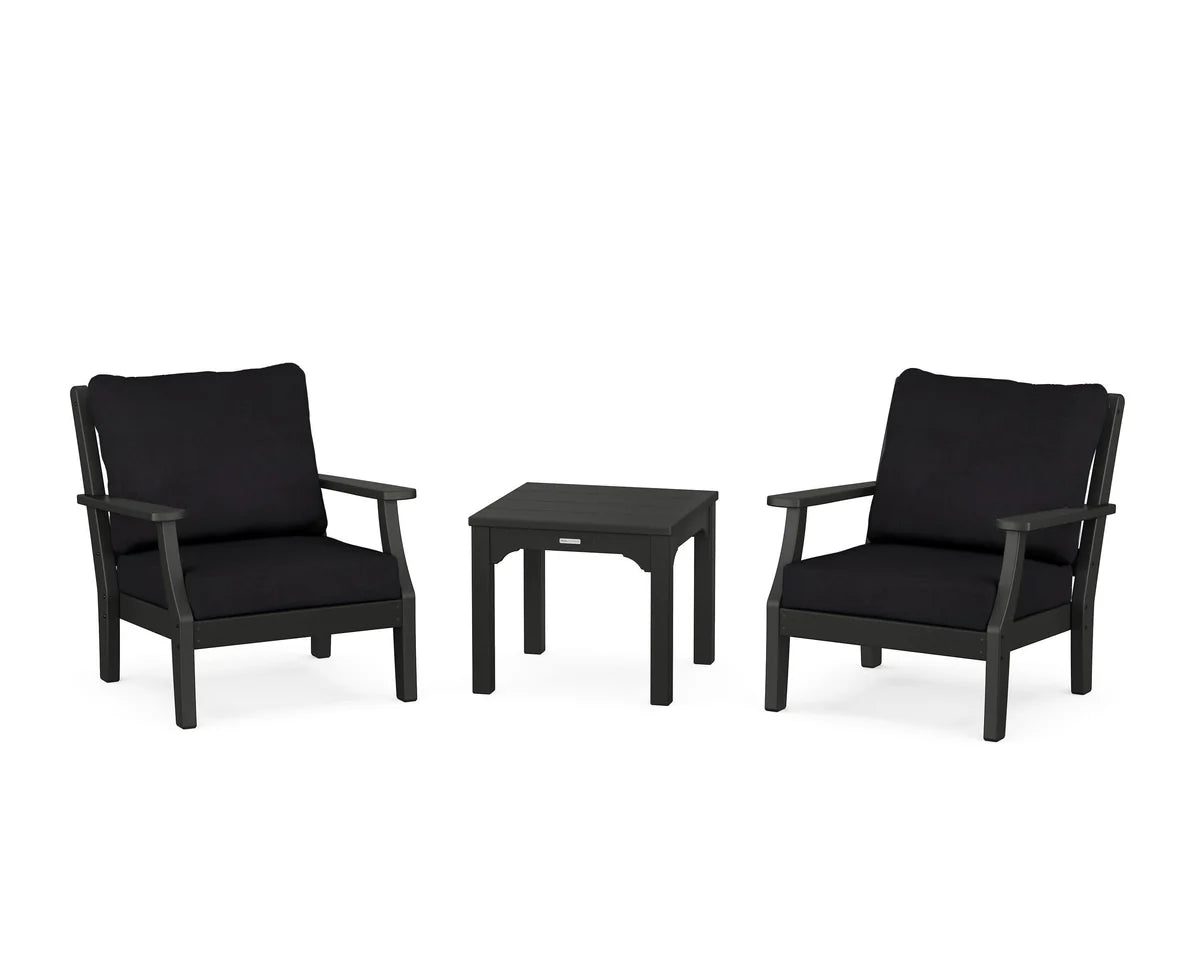 Chinoiserie 3-Piece Deep Seating Set
