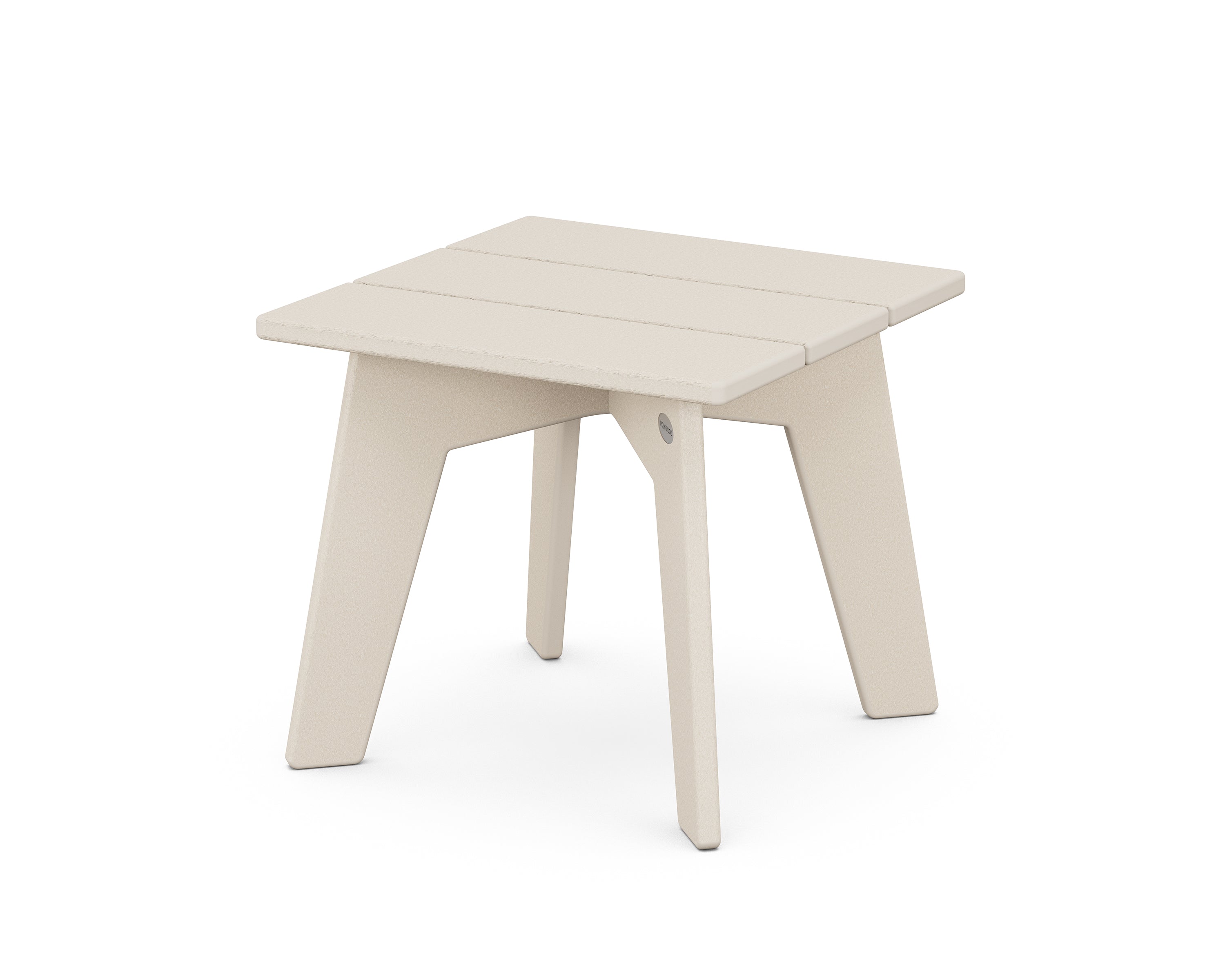 POLYWOOD® Riviera Modern Side Table in Sand