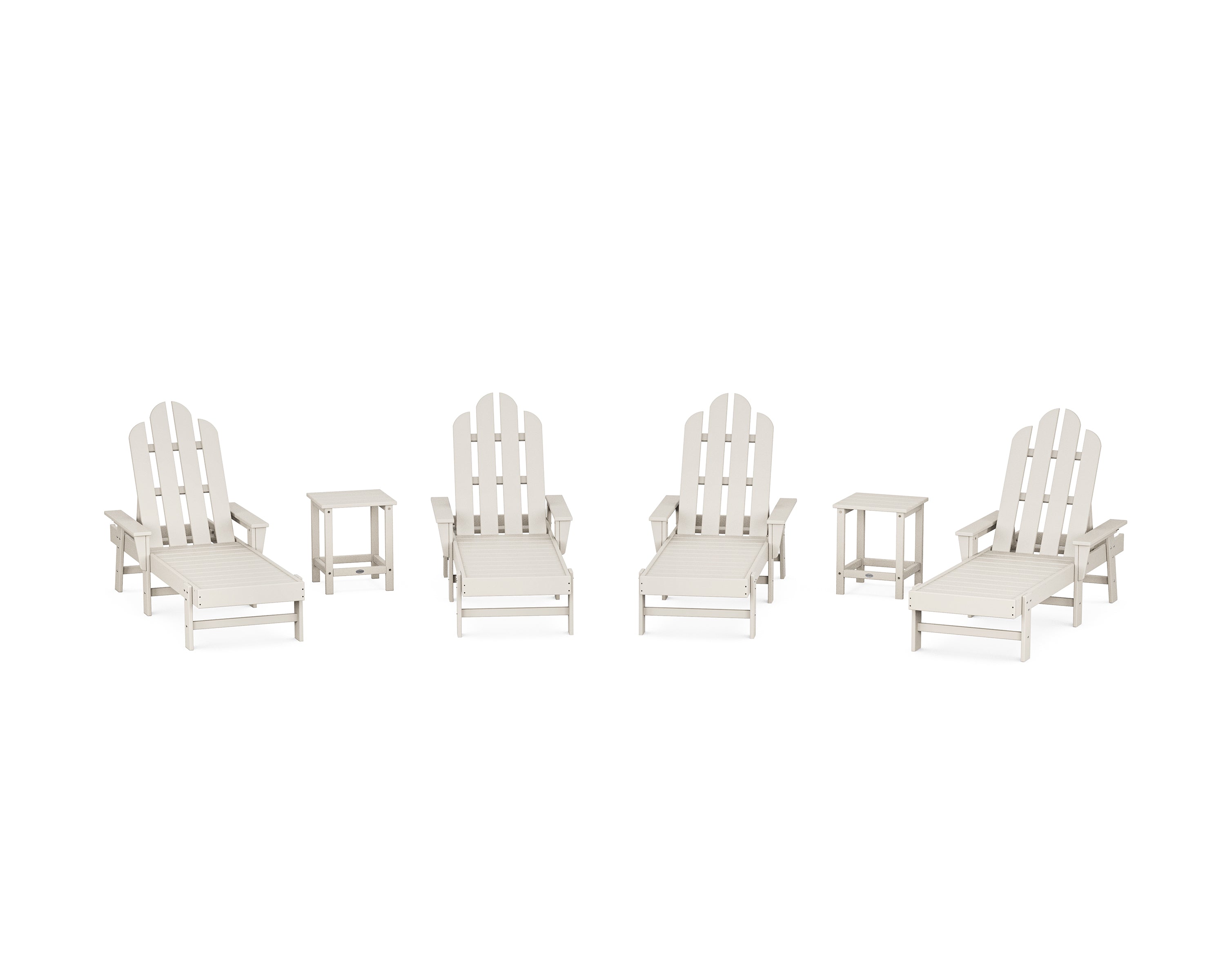 POLYWOOD® Long Island Chaise 6-Piece Set in Sand
