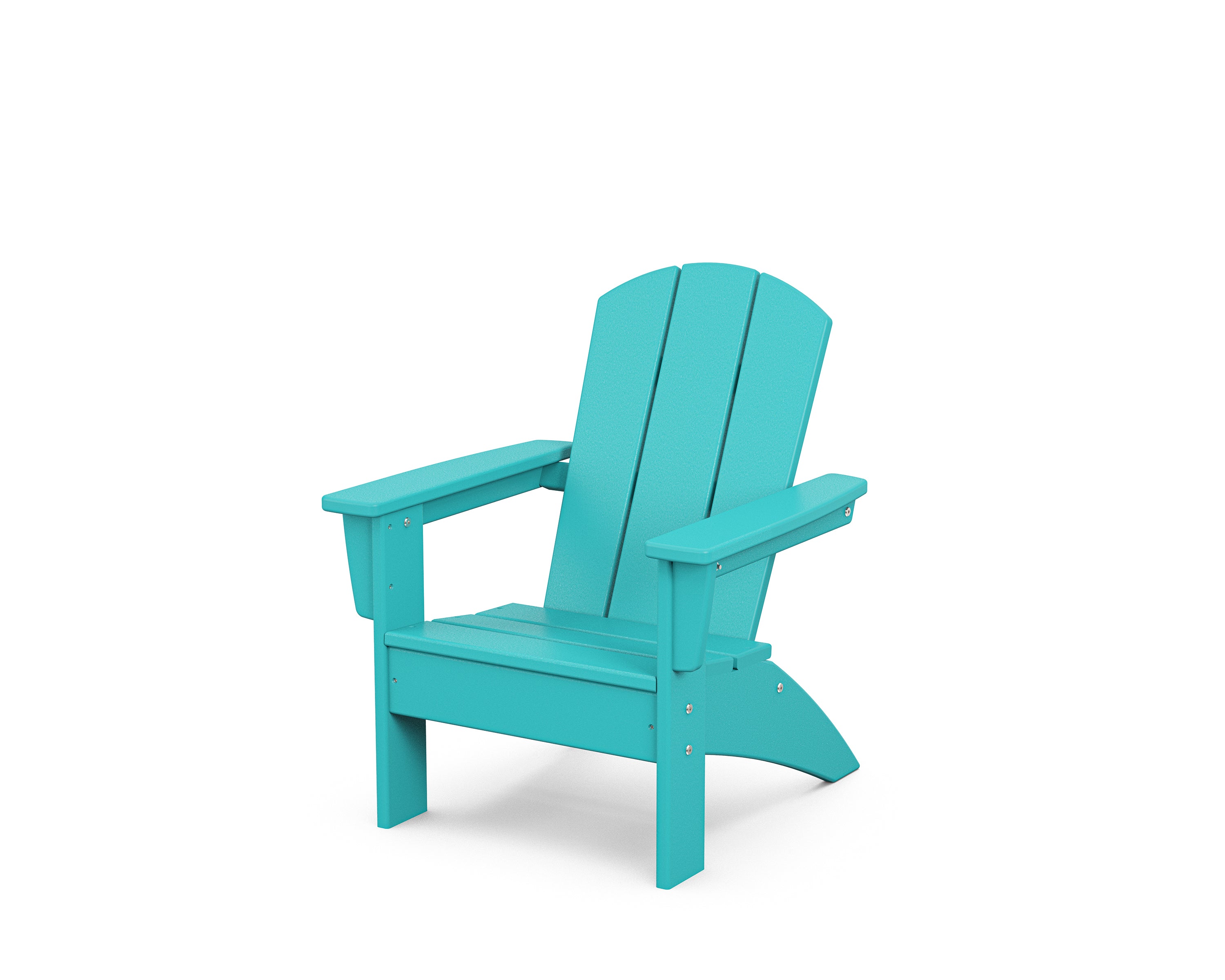 POLYWOOD® Kids Nautical Adirondack Chair in Aruba