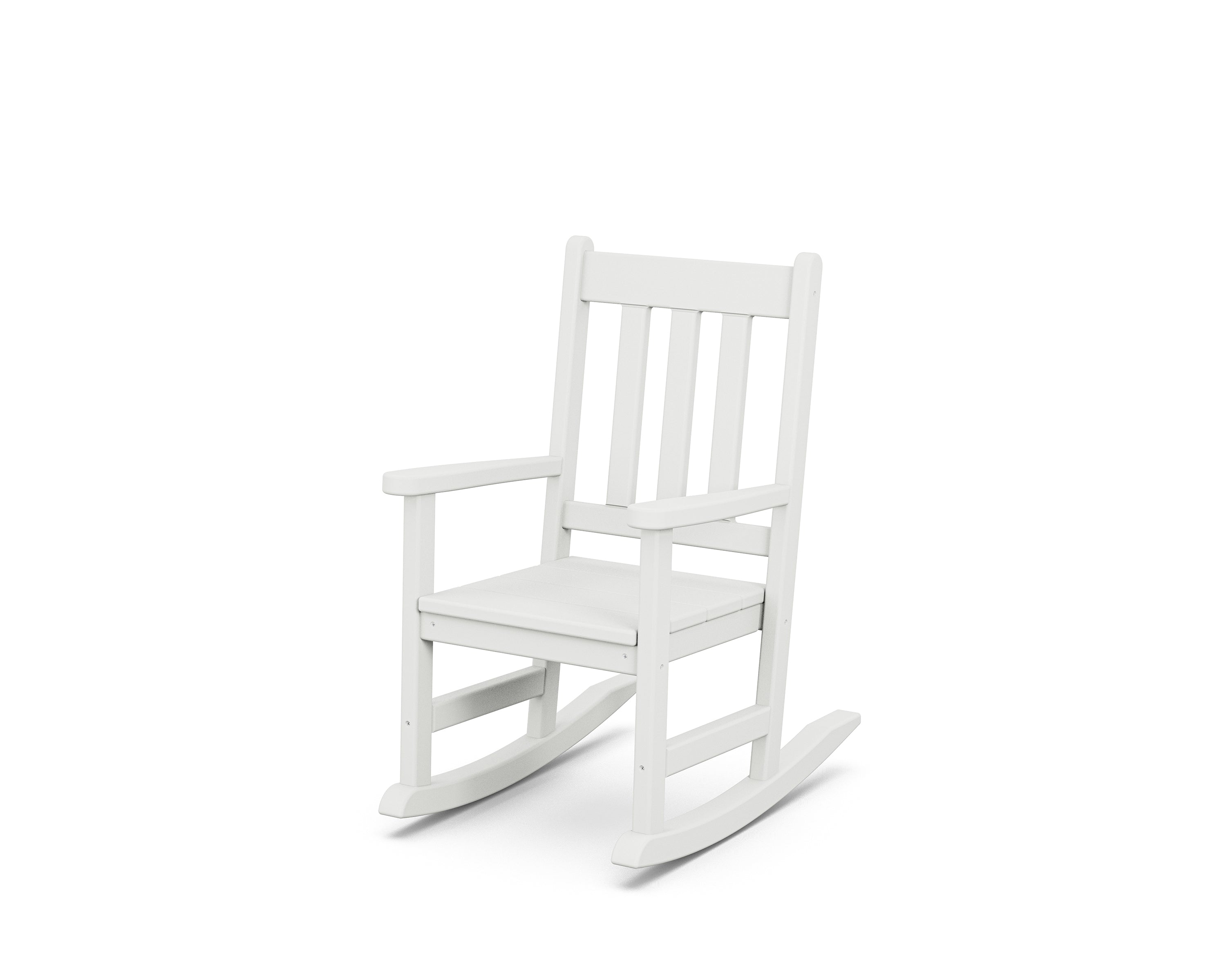 POLYWOOD® Kids Vineyard Rocking Chair in White