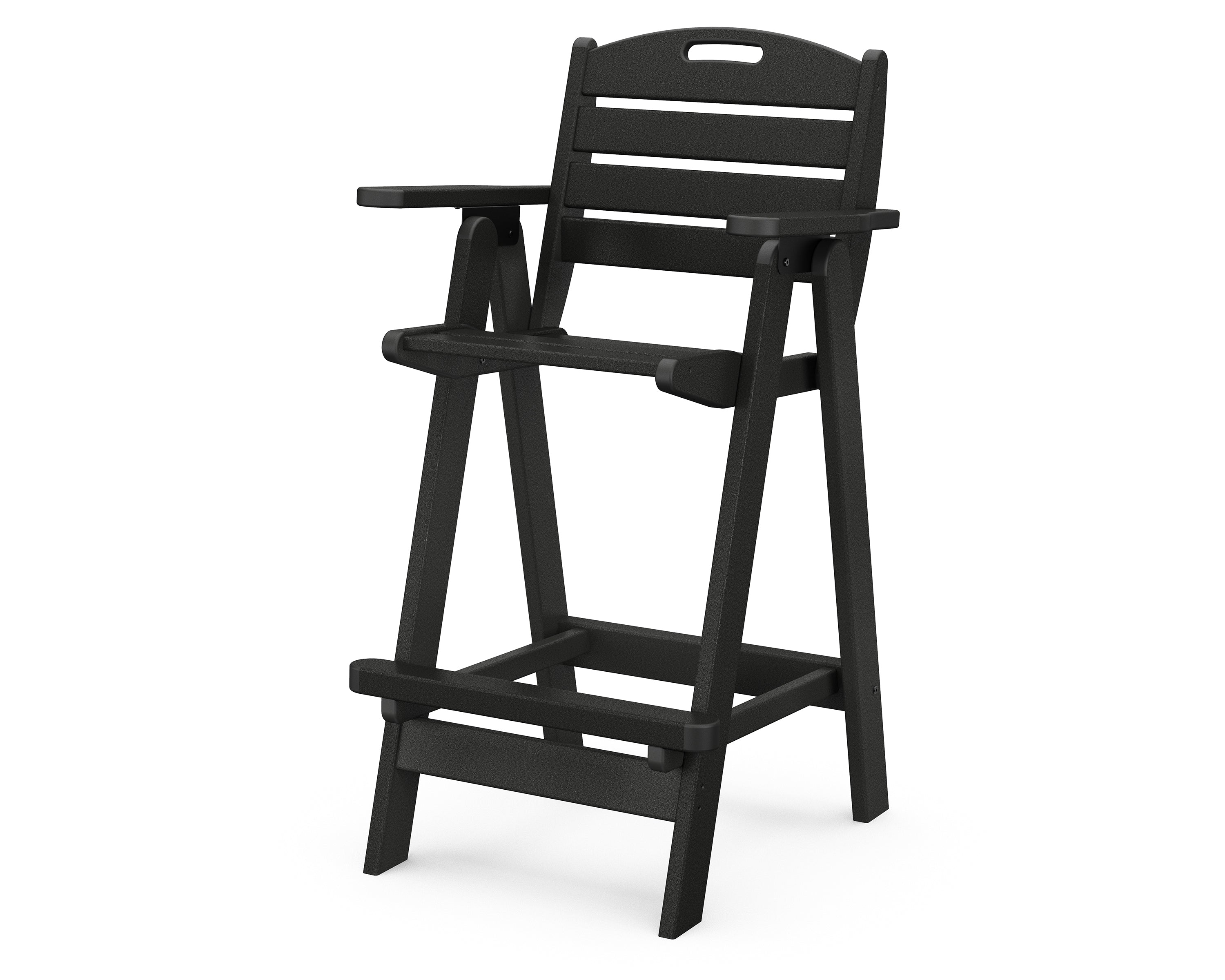 POLYWOOD® Nautical Bar Chair in Black