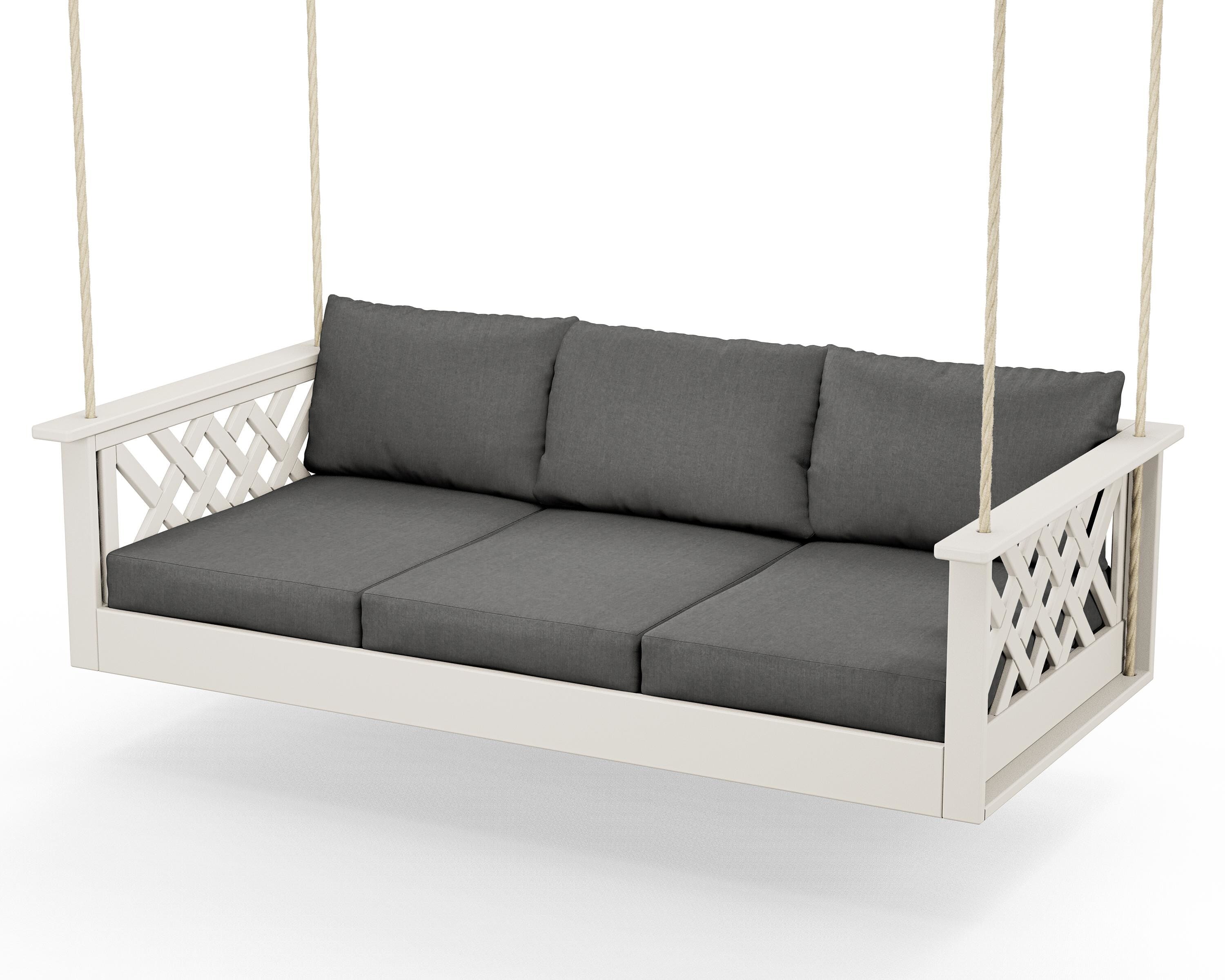 Country Living Wovendale Daybed Swing in Sand / Spectrum Carbon