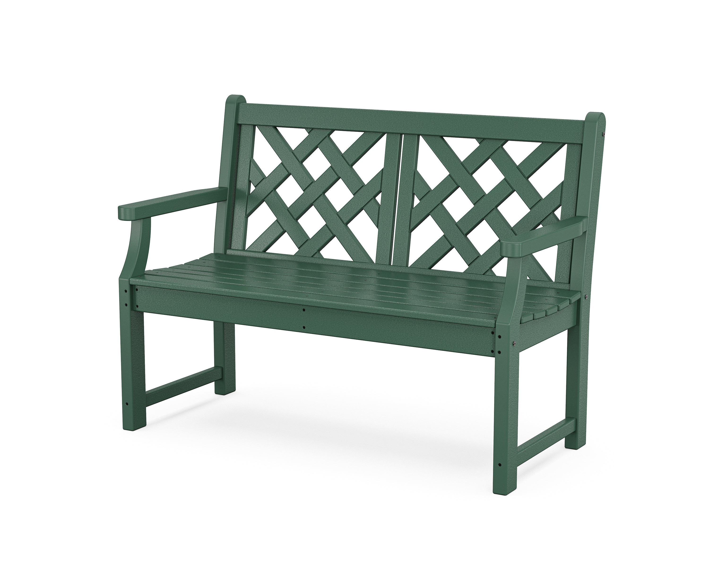 Country Living Wovendale 48" Bench in Green