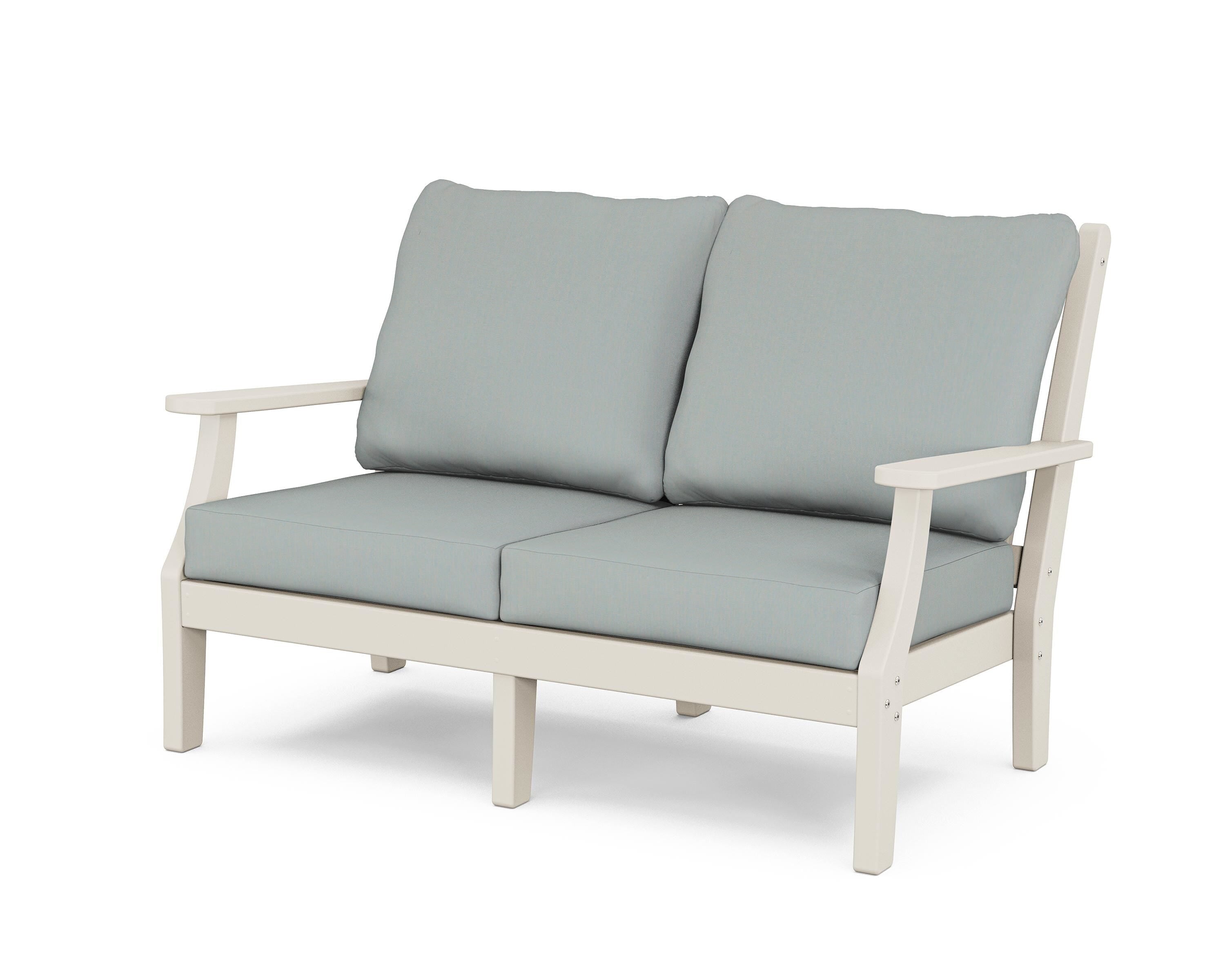 Country Living Wovendale Deep Seating Loveseat in Sand / Spa