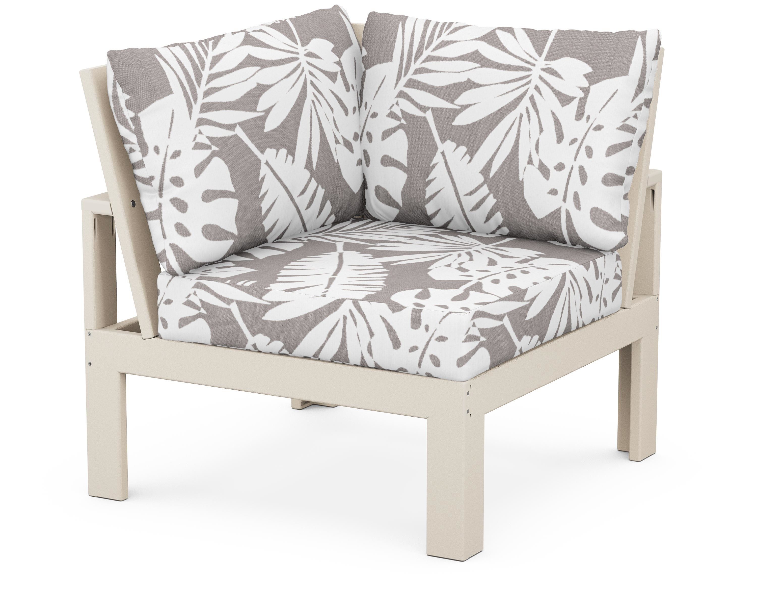 Unbranded Modular Corner Chair in Sand / Leaf Grey Mist