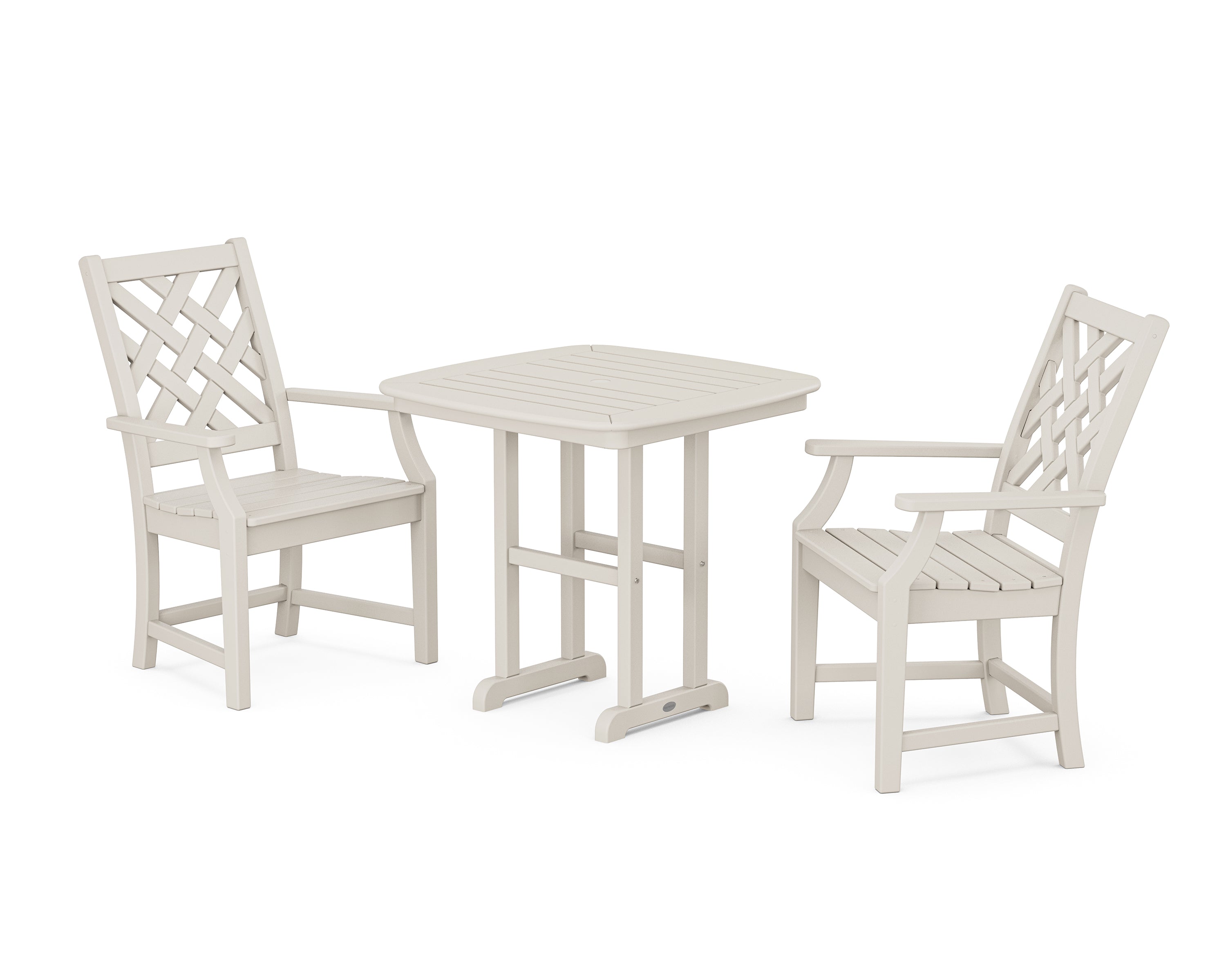 Country Living Wovendale 3-Piece Dining Set in Sand